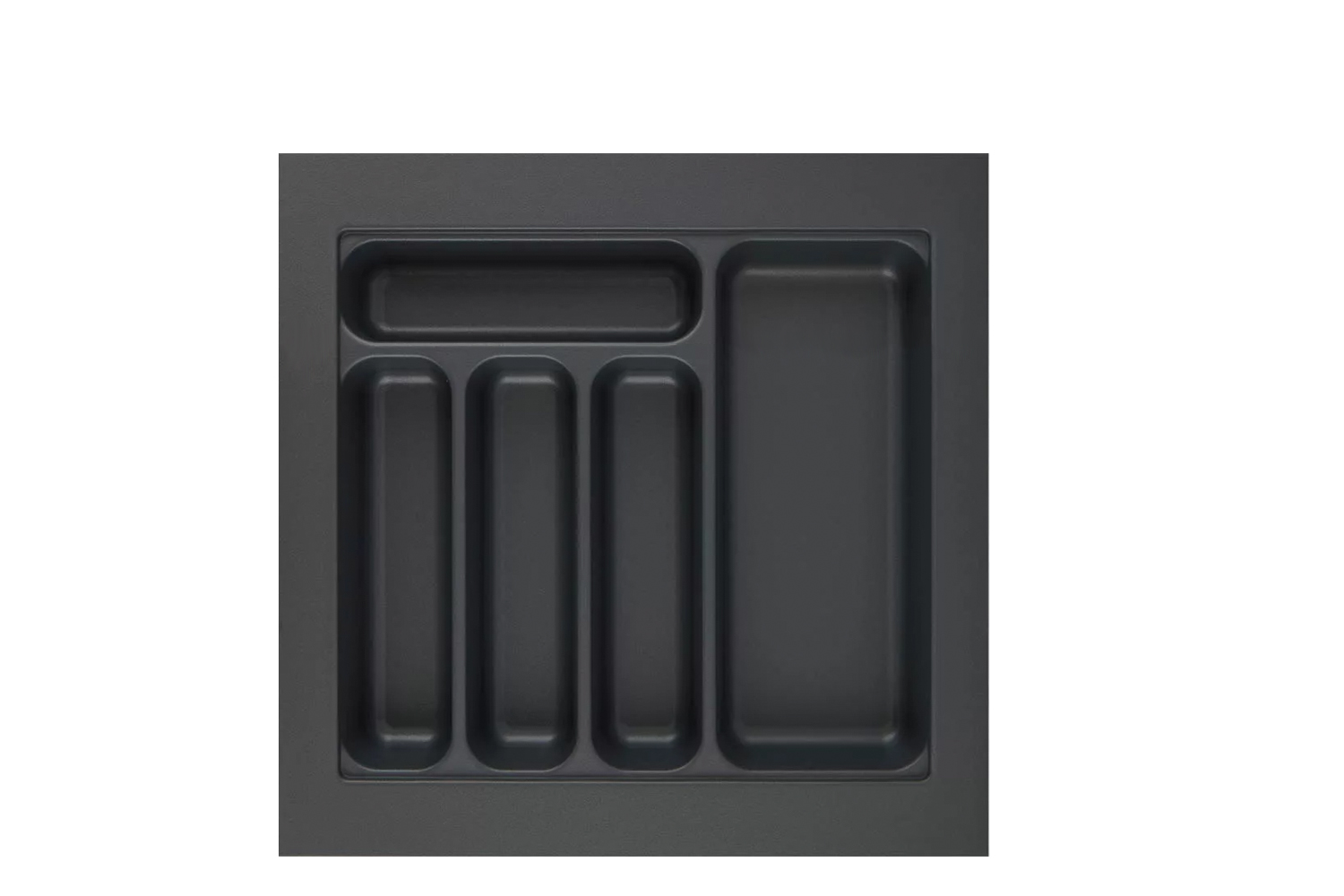 Antraciete Hettich Orgatray bestekbak - 401-450mm breed - 370-440mm diep