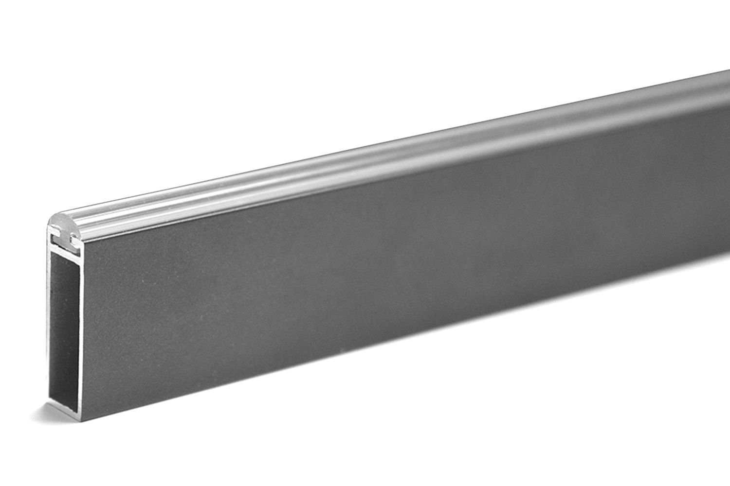 Luxe kledingroede - 30x10mm - antraciet