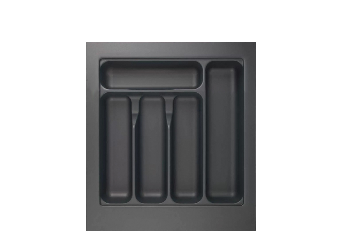 Antraciete Hettich Orgatray bestekbak - 351-400mm breed - 370-440mm diep