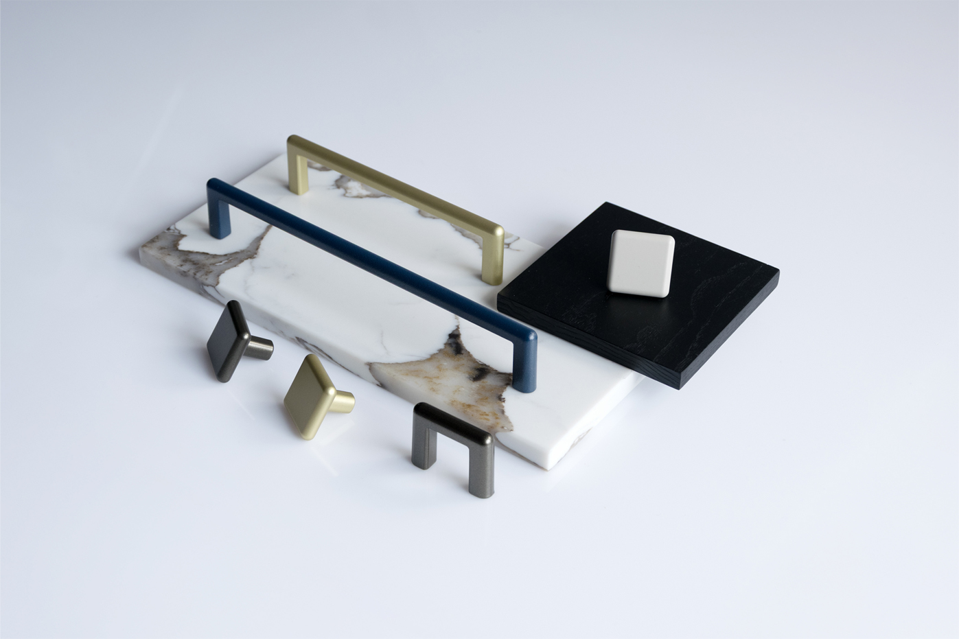 Metalen handgreep - Nox - mat goud