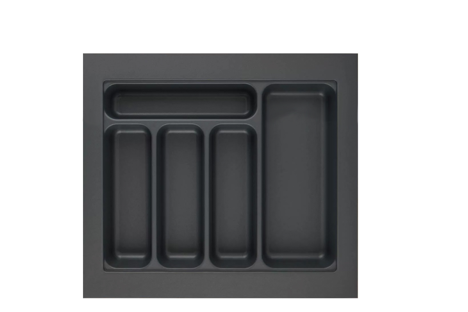 Antraciete Hettich Orgatray bestekbak - 451-500mm breed - 370-440mm diep