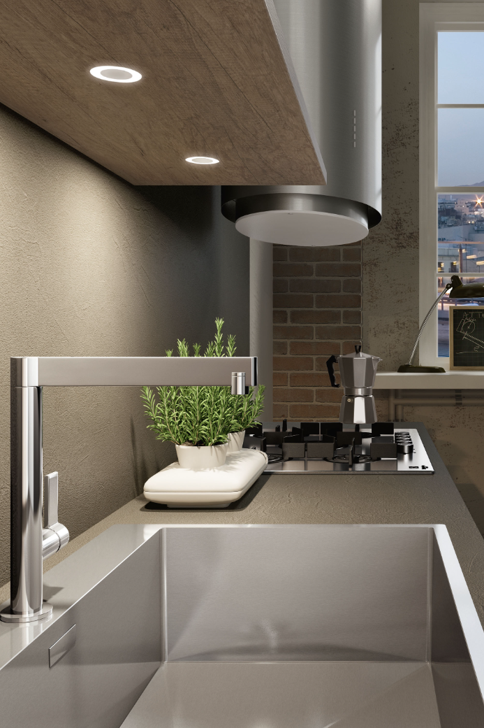 Led inbouw spot - Cora - emotion - set van 3 - 2700-6500k - Ø68mm - mat zwart of RVS - 2,5w - 12v - incl. 15w trafo - touch opbouwdimmer