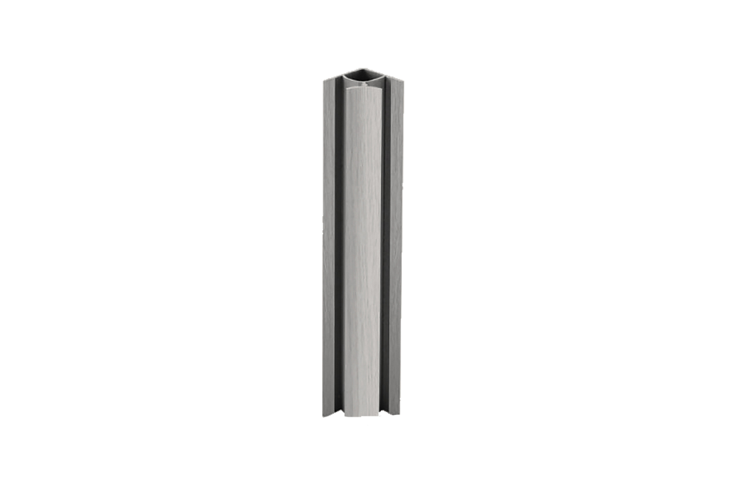 Plinthoek 90° - rvs-look - 180mm