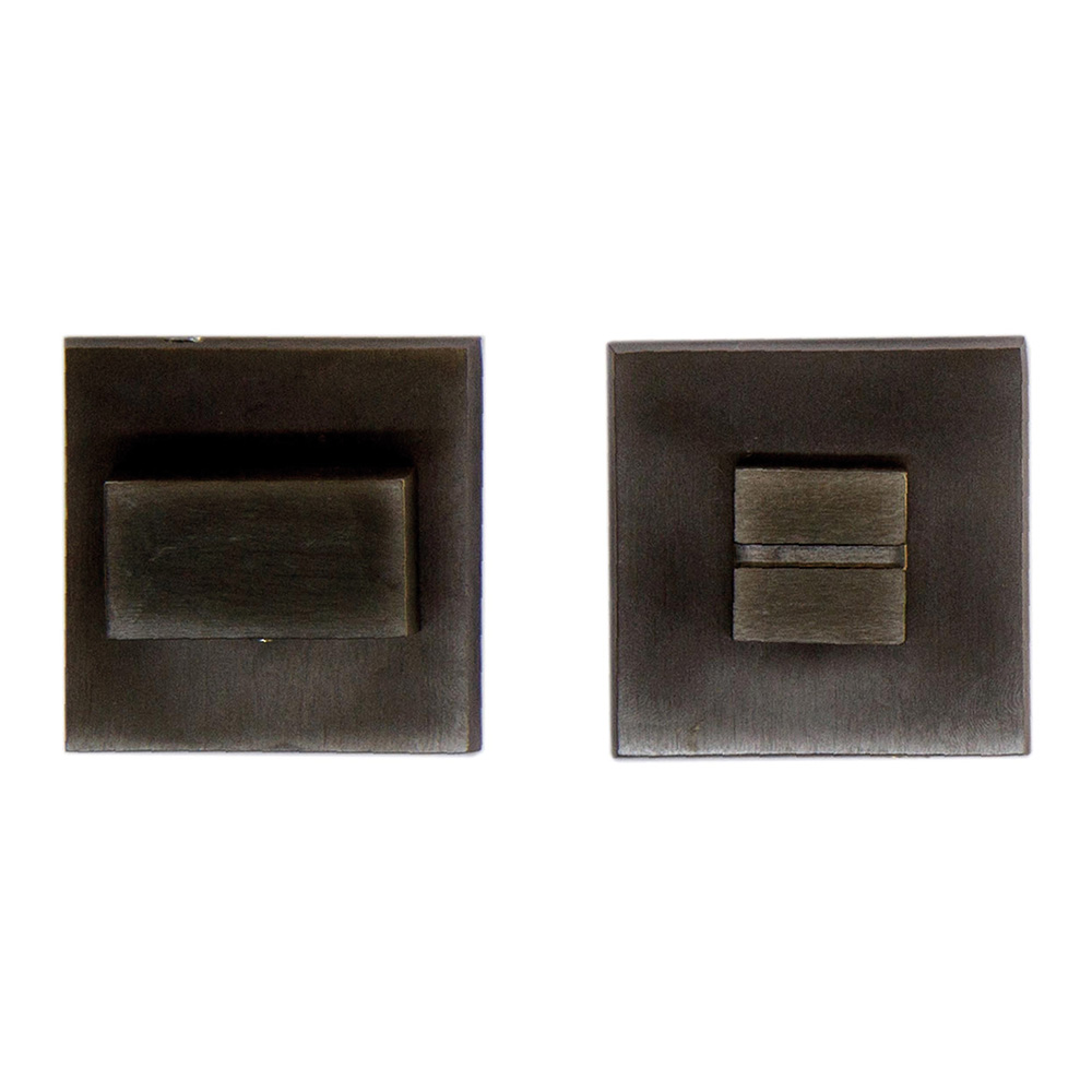 WC slot vierkant - Square - carbon zwart