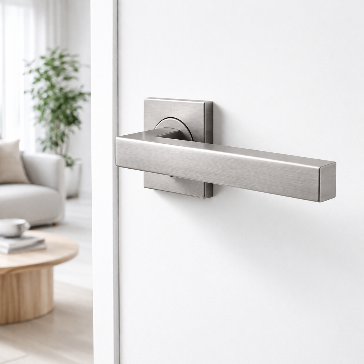 HDD deurklink Pro Kubic Shape 16mm - RVS