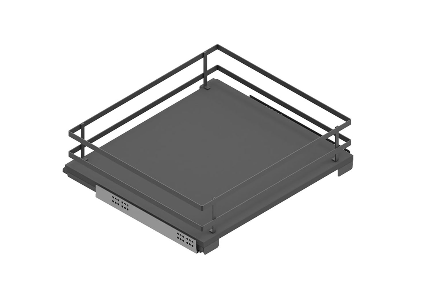 Luxe antraciete uittrekmand - 500 mm