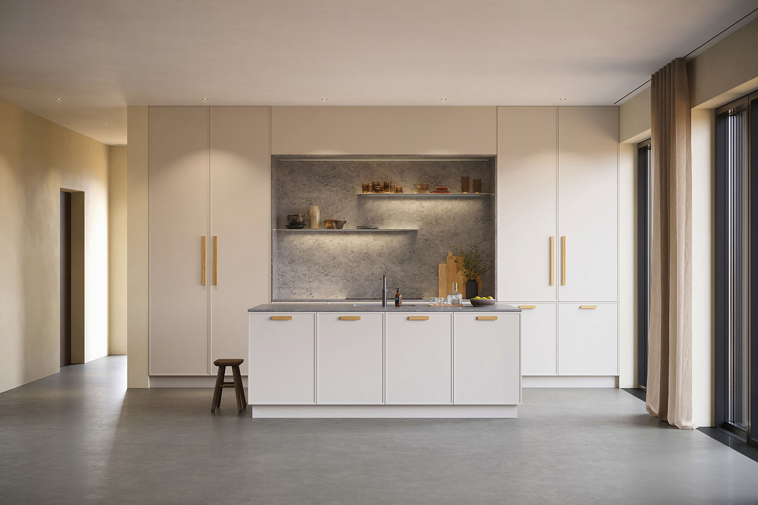 Houten handgreep - Holsted - zwart