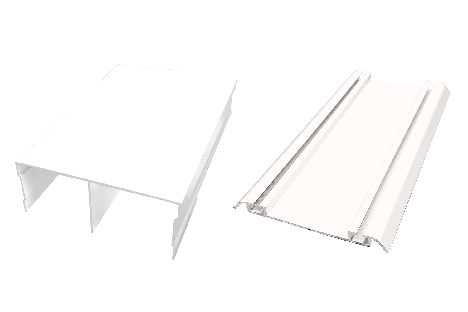 Set boven- en onderrail - junior 2S - 4200mm - glans wit