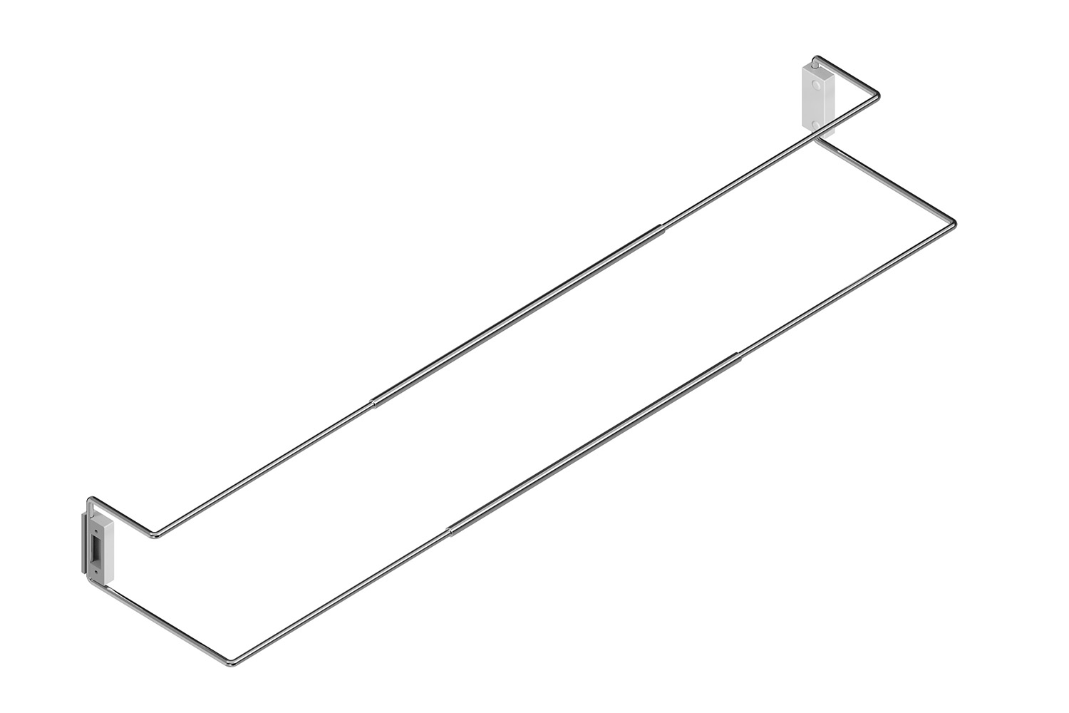 Chromen schoenenhouder - 620-960mm