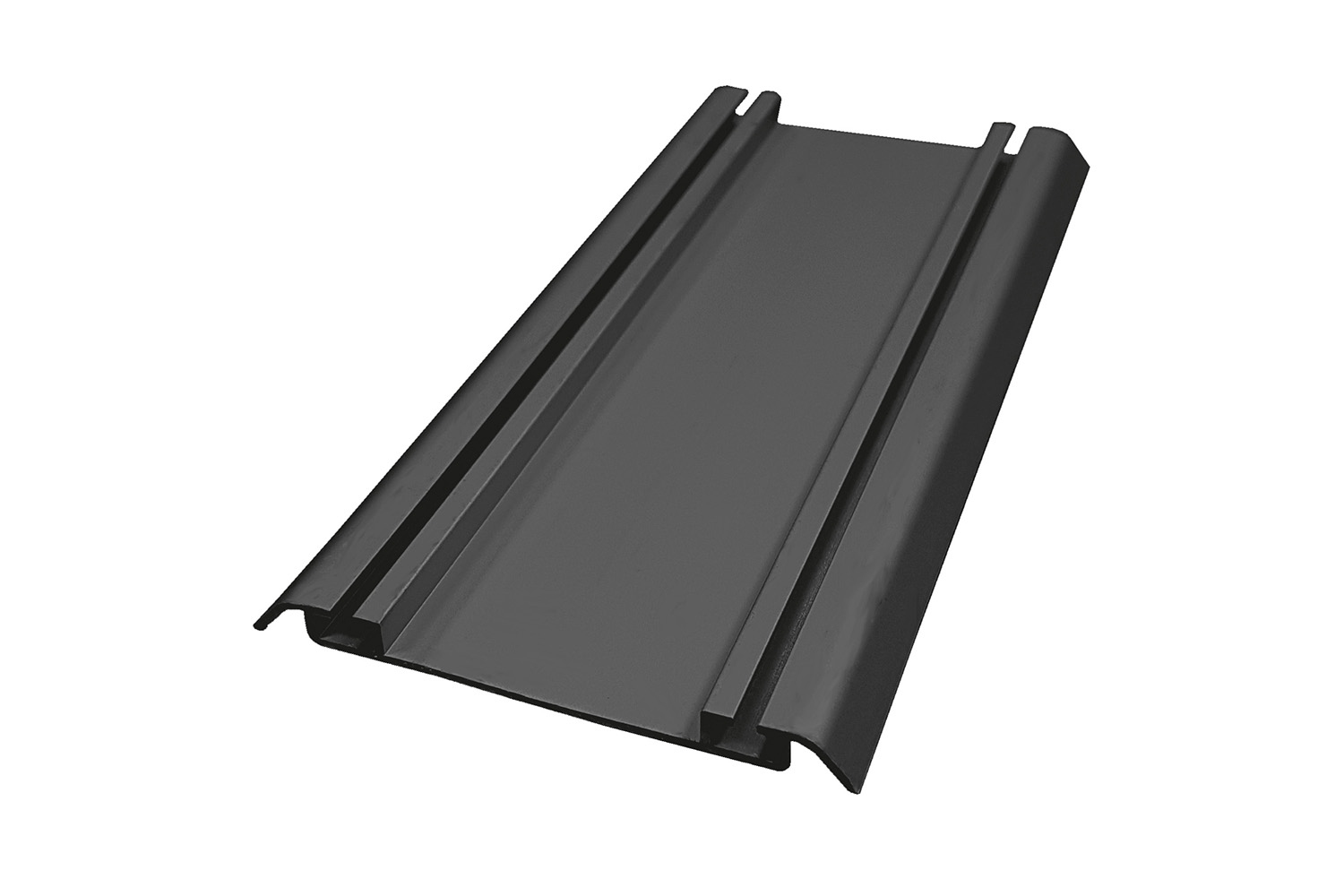 Onderrail - Junior 2S schuifdeursysteem - 5100mm - mat zwart