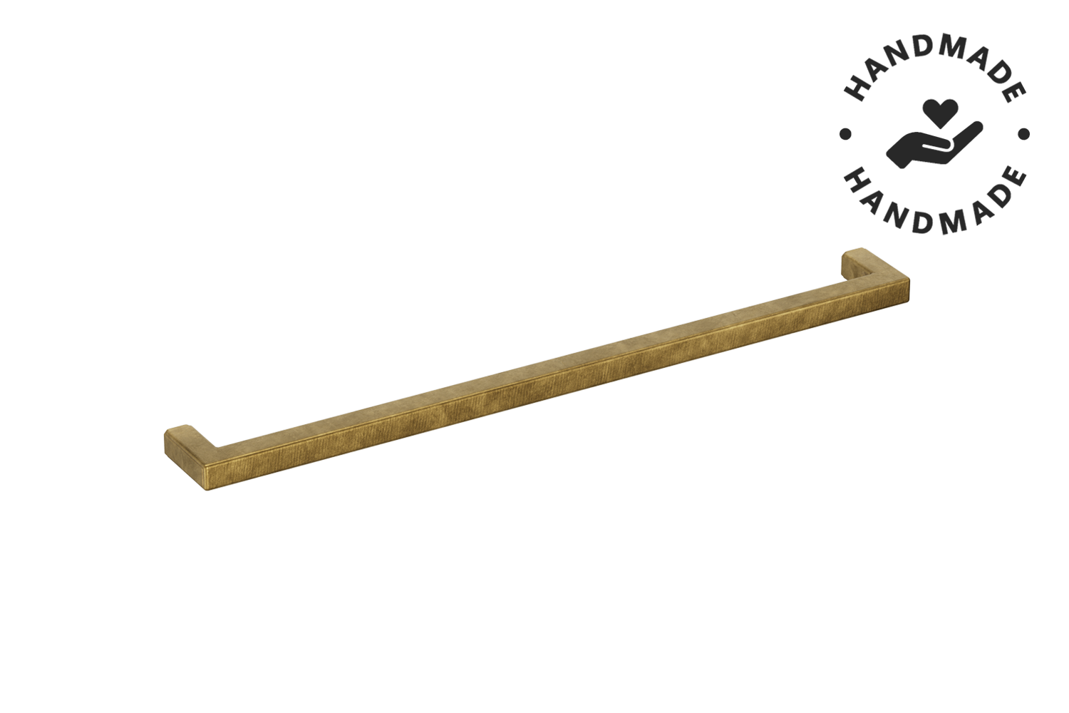 Metalen handgreep - Rock - craft gold - 285mm