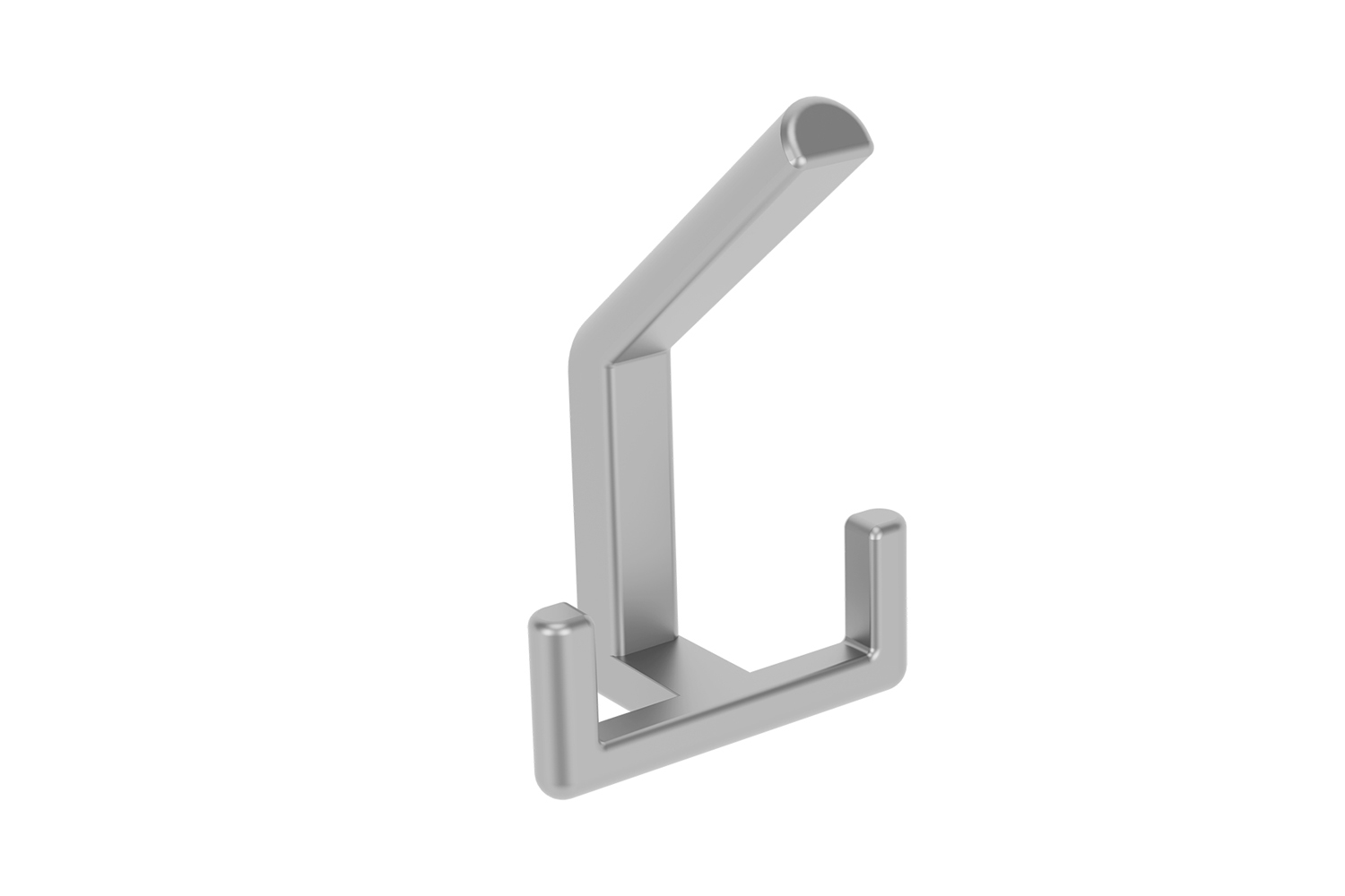 Handdoekhaak Nox - hoog - mat chroom