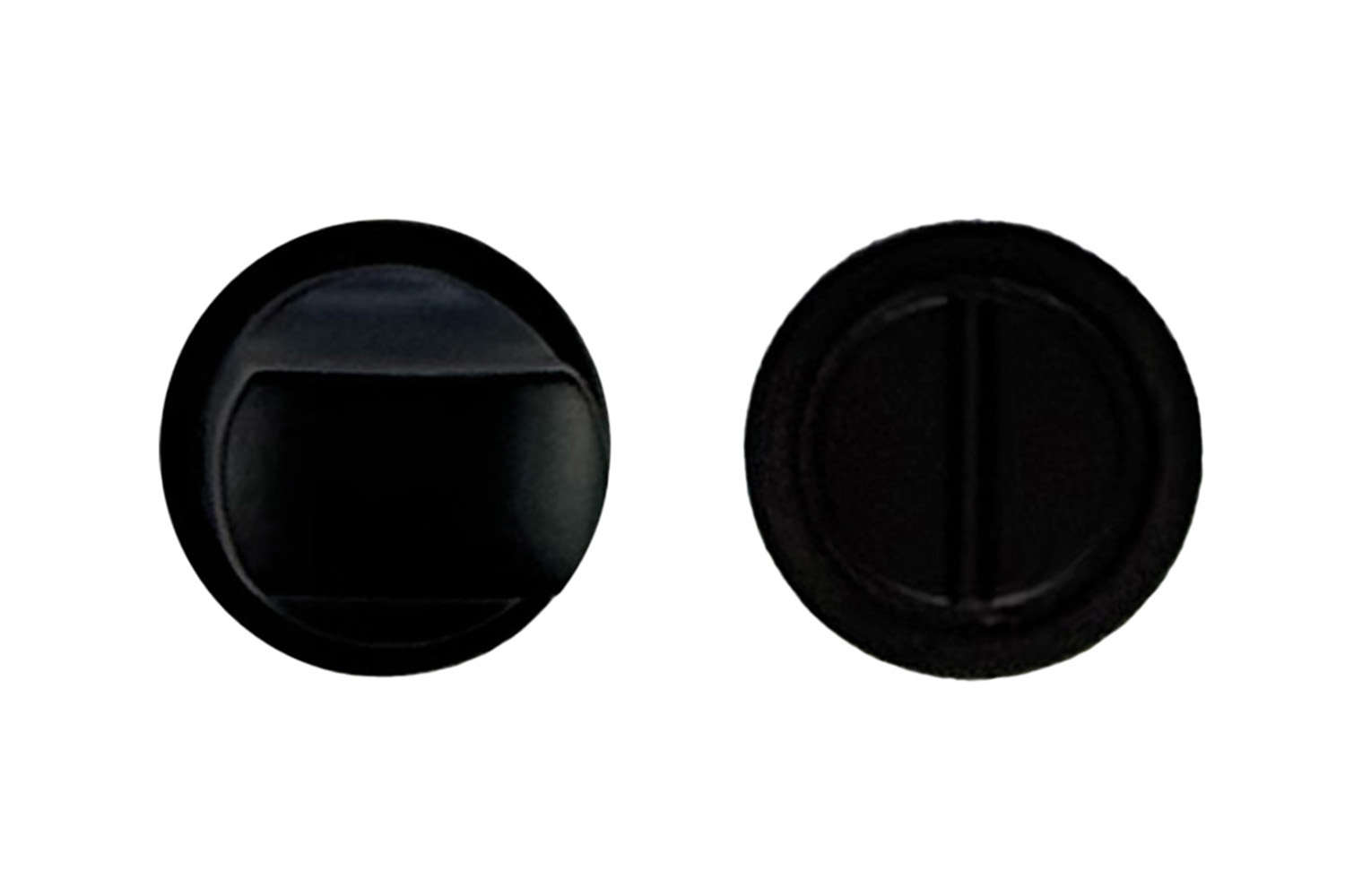 WC slot rond - Minimal - mat zwart