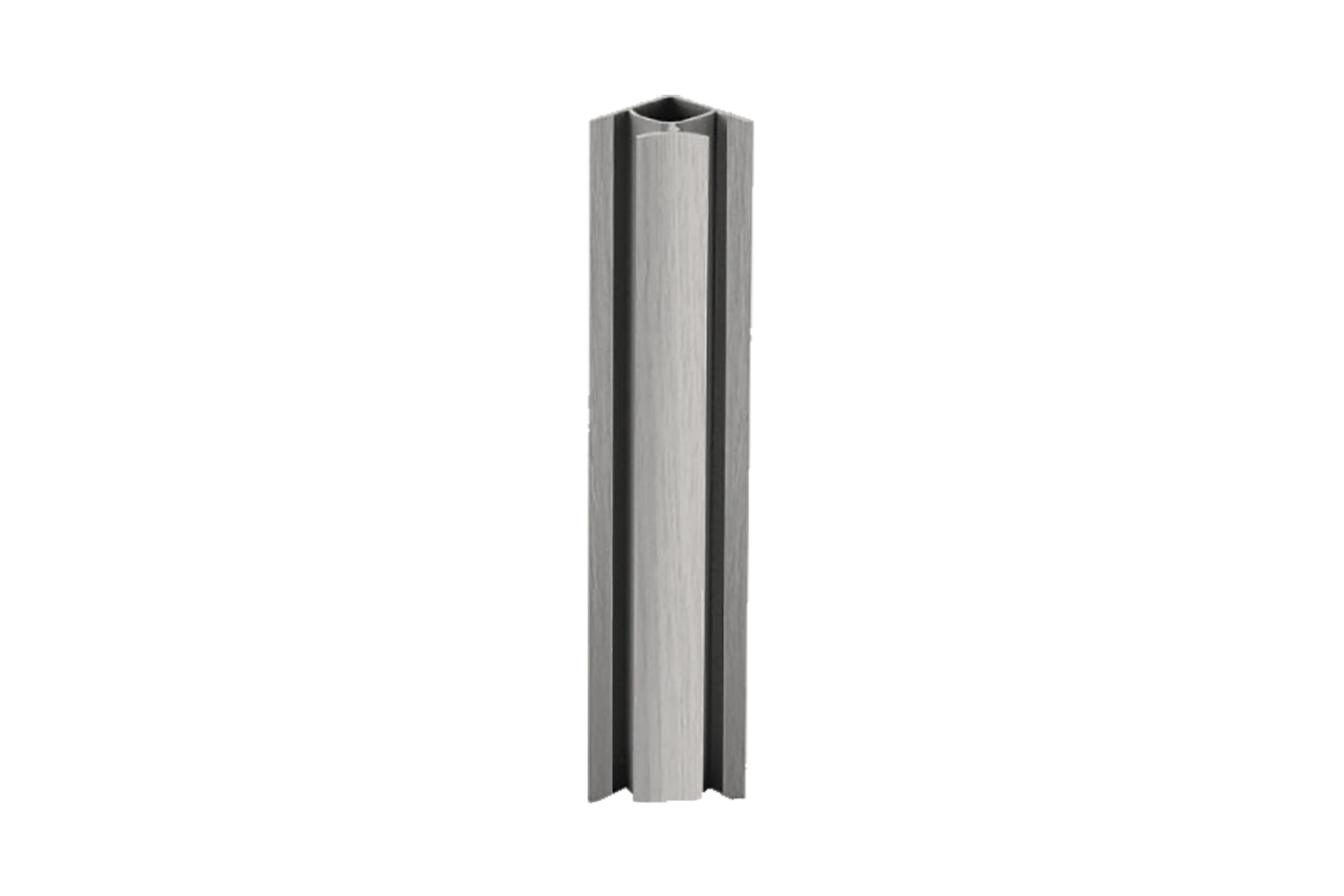 Plinthoek 90° - rvs-look - 150mm Plinthoek 90° - rvs-look - 150mm
