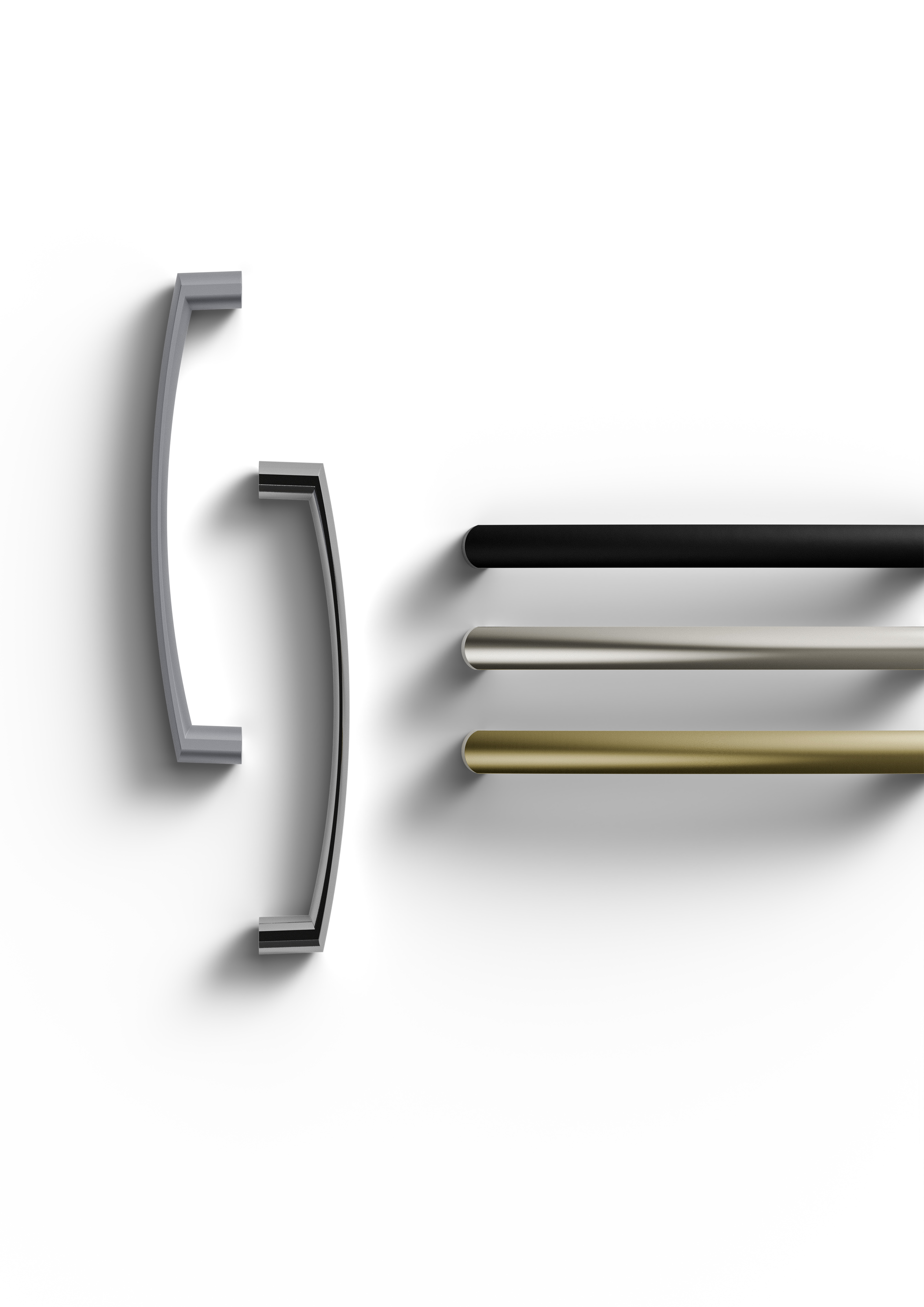 Metalen handgreep - Celano - RVS