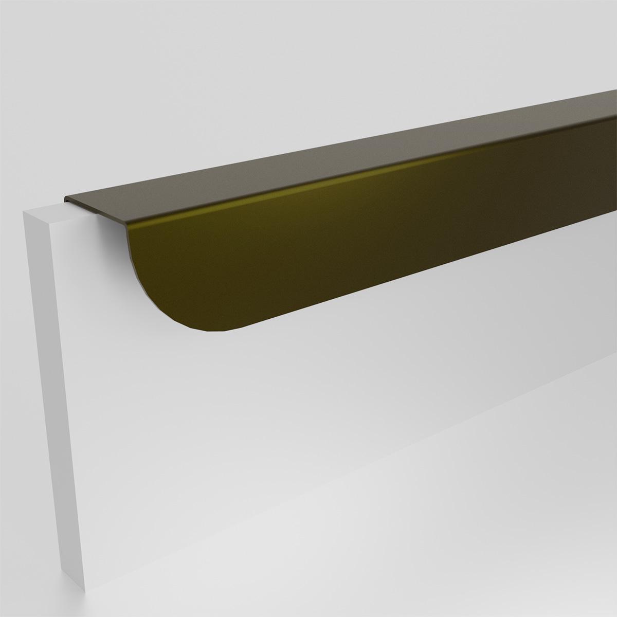 Metalen hoekgreep Zoria long - olive bronze Metalen hoekgreep Zoria long - olive bronze