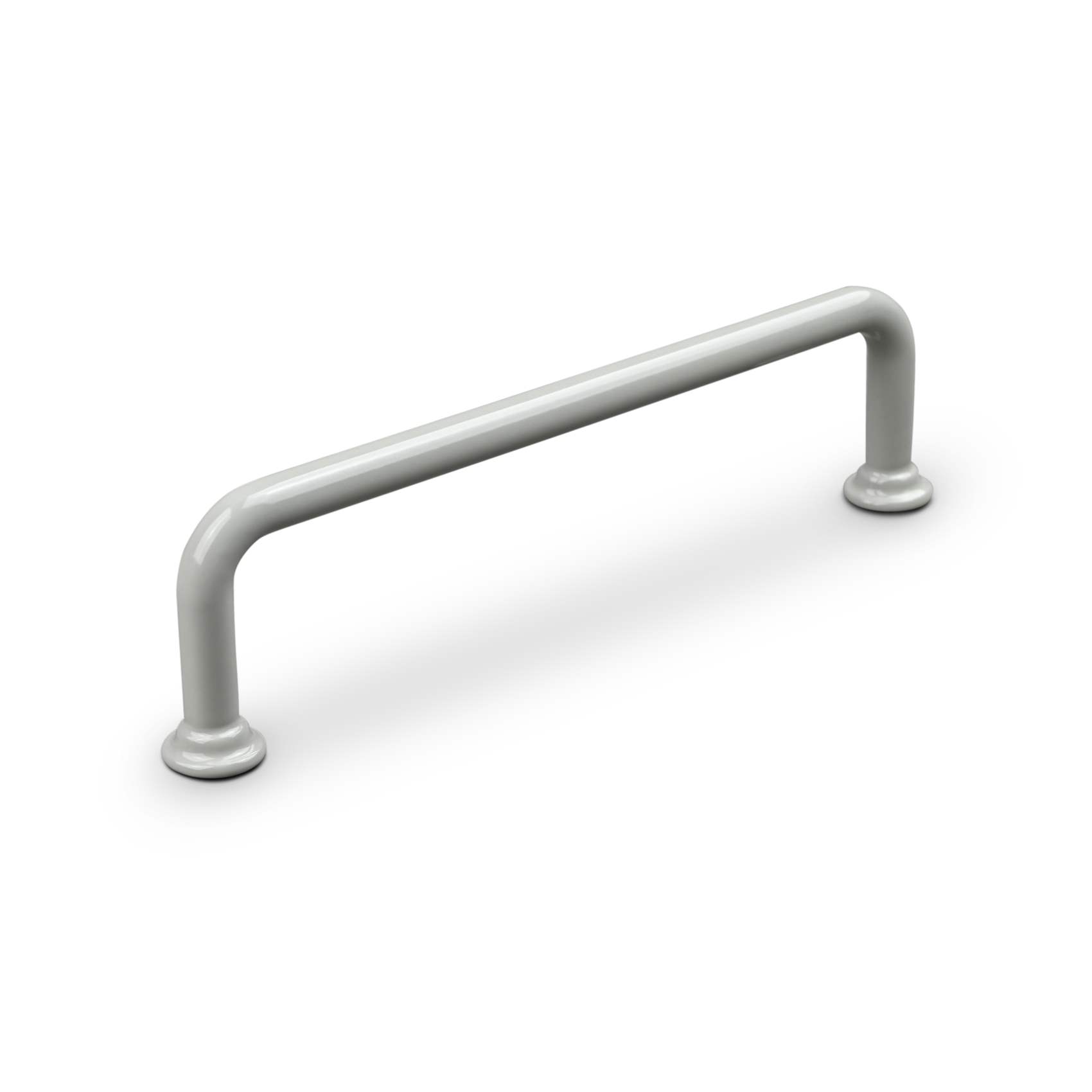 Metalen handgreep - Venosa - zijde grijs