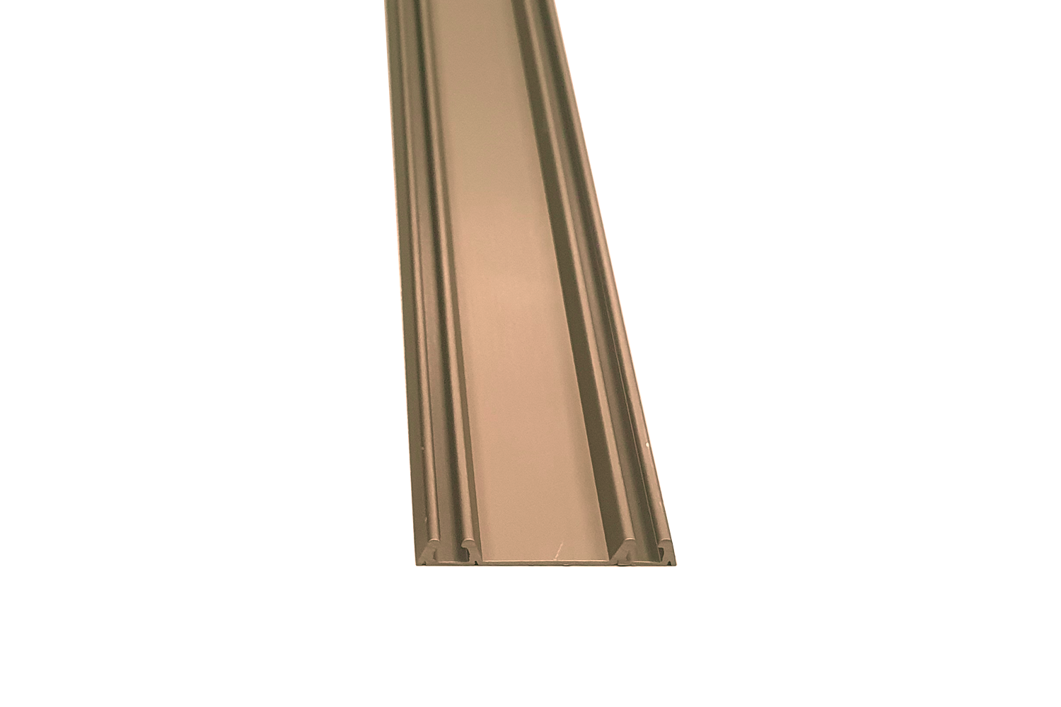 Onderrail - voor Junior 6 - 4200mm - aluminium - brons