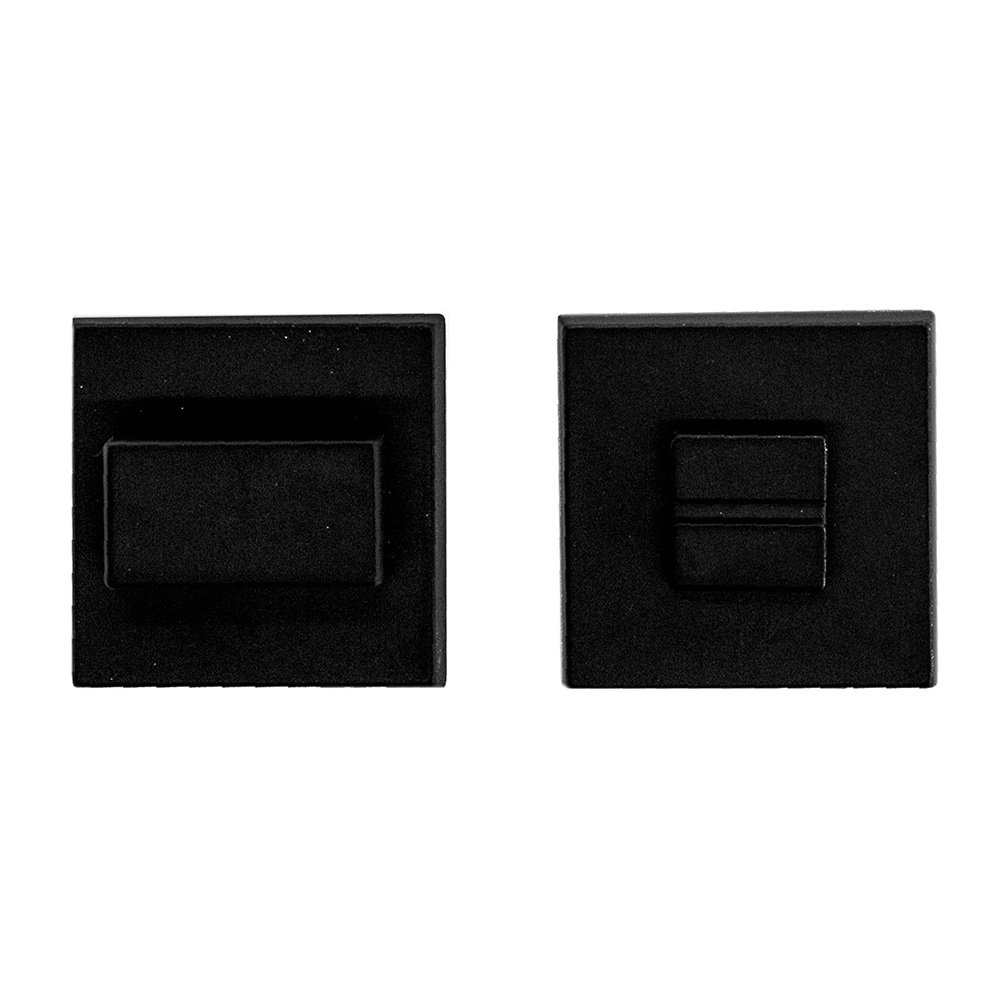 WC slot vierkant - Square - mat zwart
