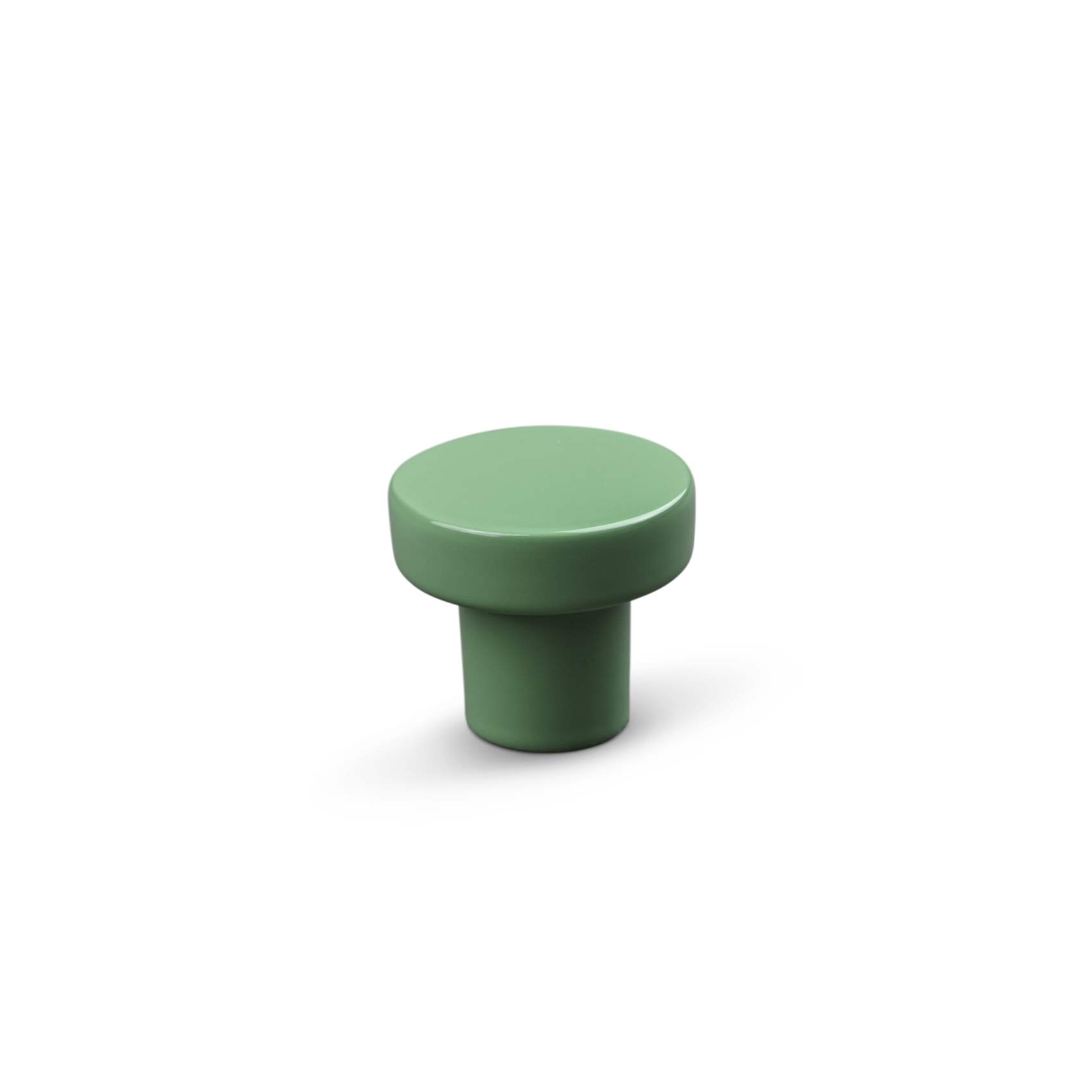 Metalen meubelknop - Agno - Pastel groen Metalen meubelknop - Agno - Pastel groen