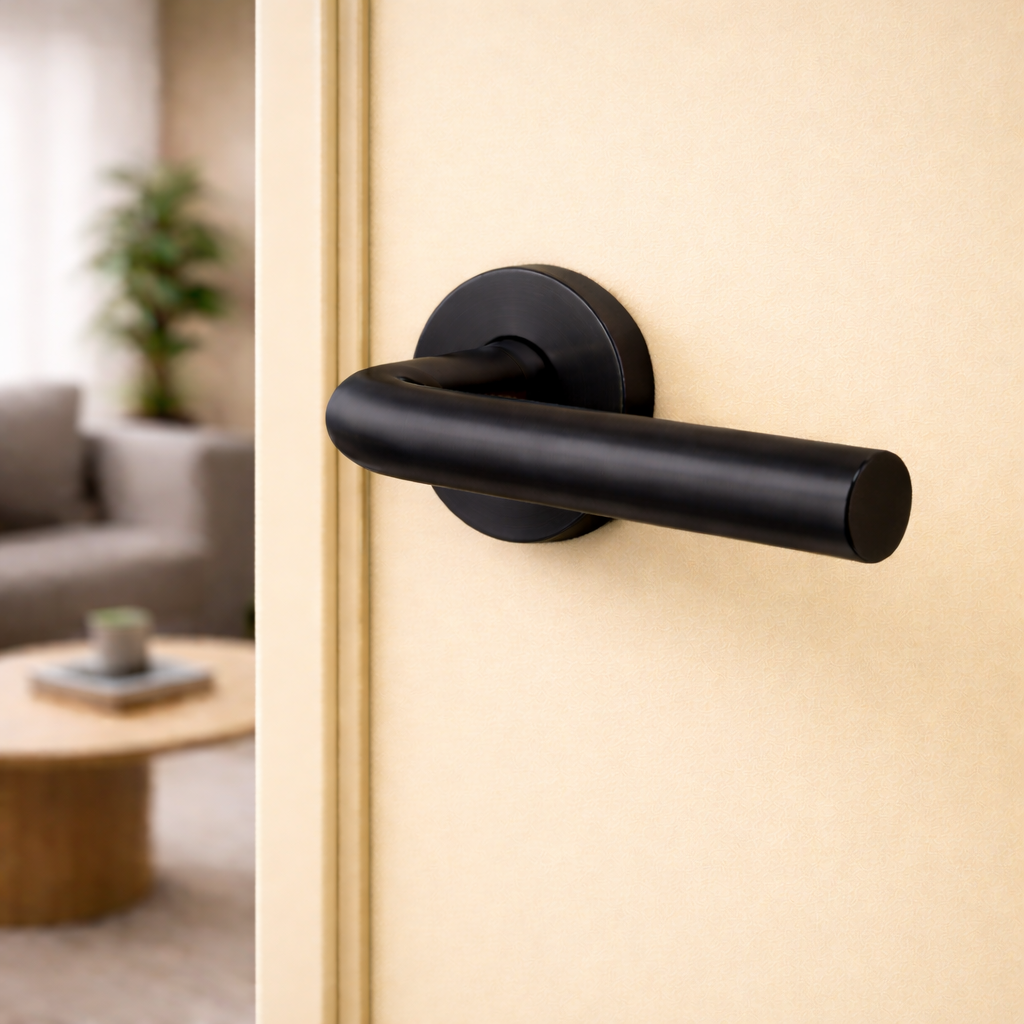 HDD deurklink Pro L Shape 19mm - Klasse 3 - zwart