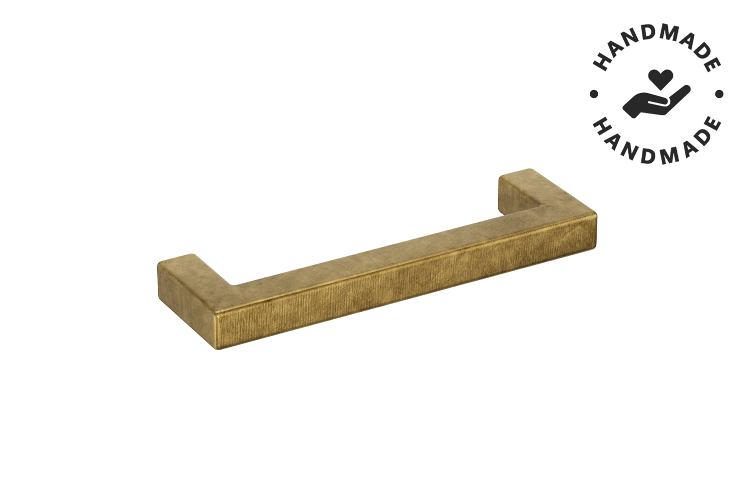 Metalen handgreep - Rock - craft gold - 96mm
