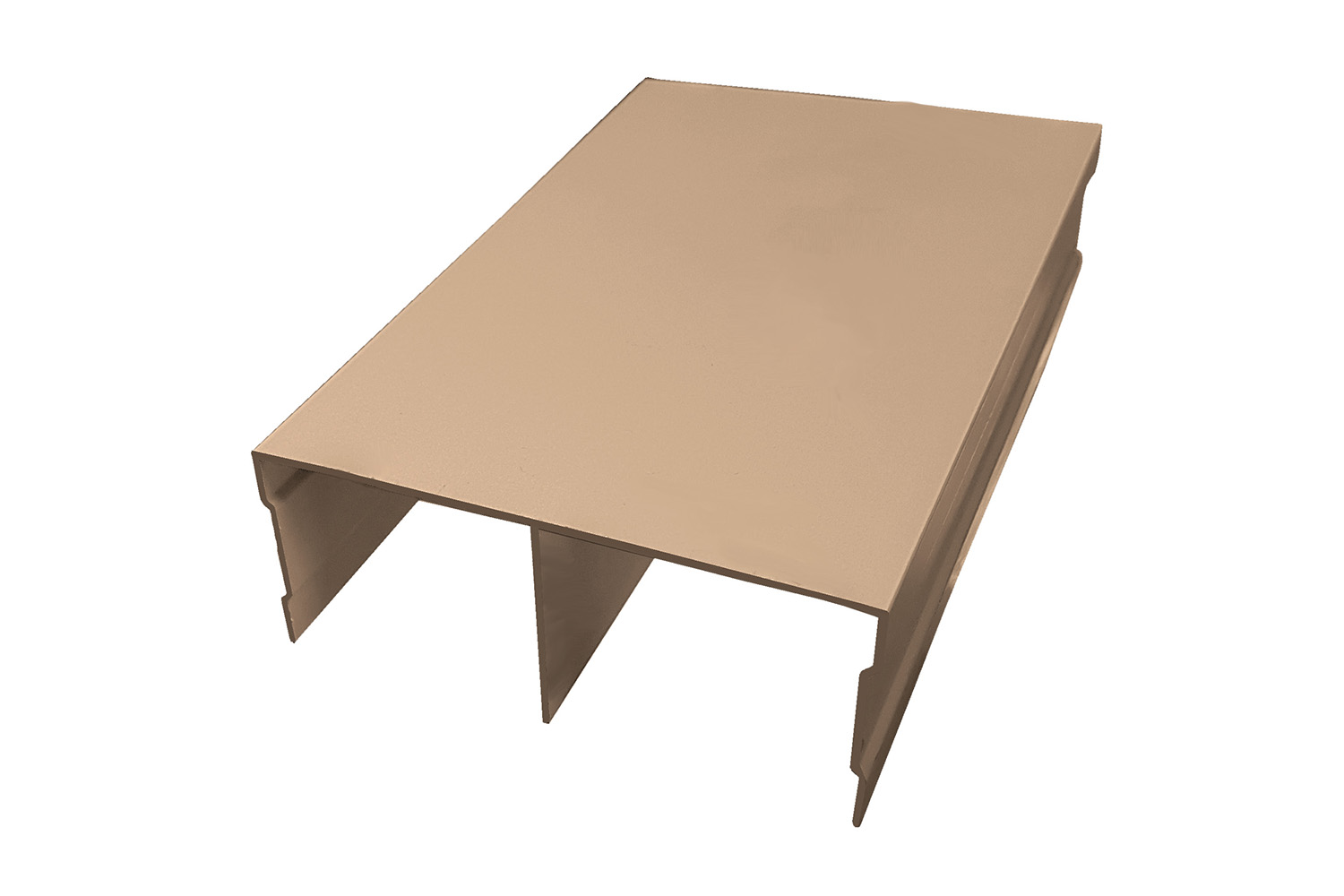 Bovenrail - voor Junior 2S - 4200mm - aluminium - brons
