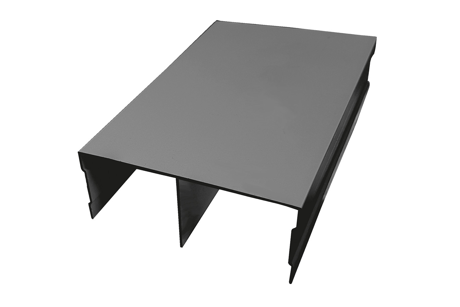 Bovenrail - Junior 2S schuifdeursysteem - 3m - mat zwart