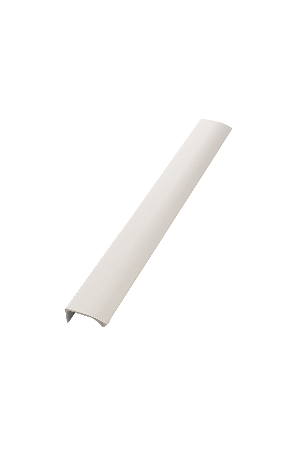 Metalen hoekgreep - Edge straight - wit