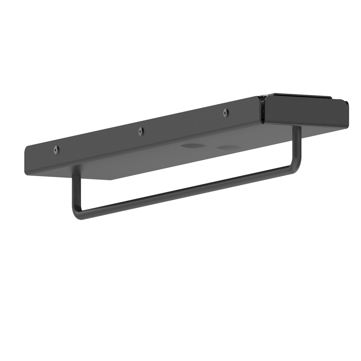 Luxe uittrekbare kledinghouder - antraciet - 290mm