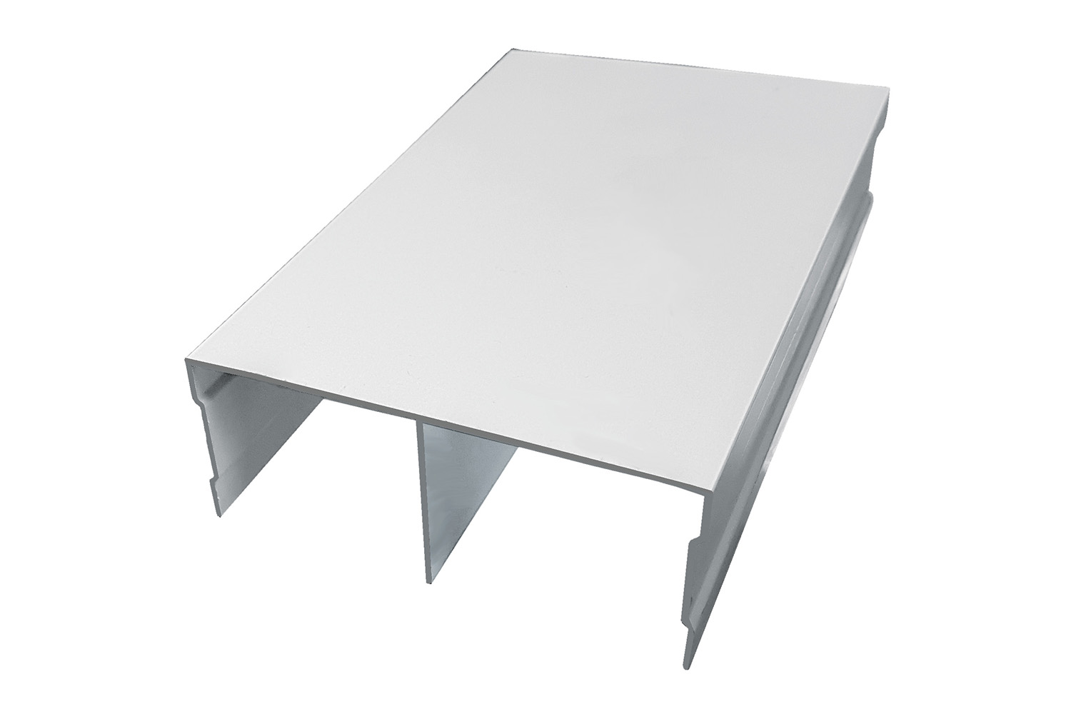Bovenrail - voor Junior 2S - 5100mm - aluminium - mat-zilver
