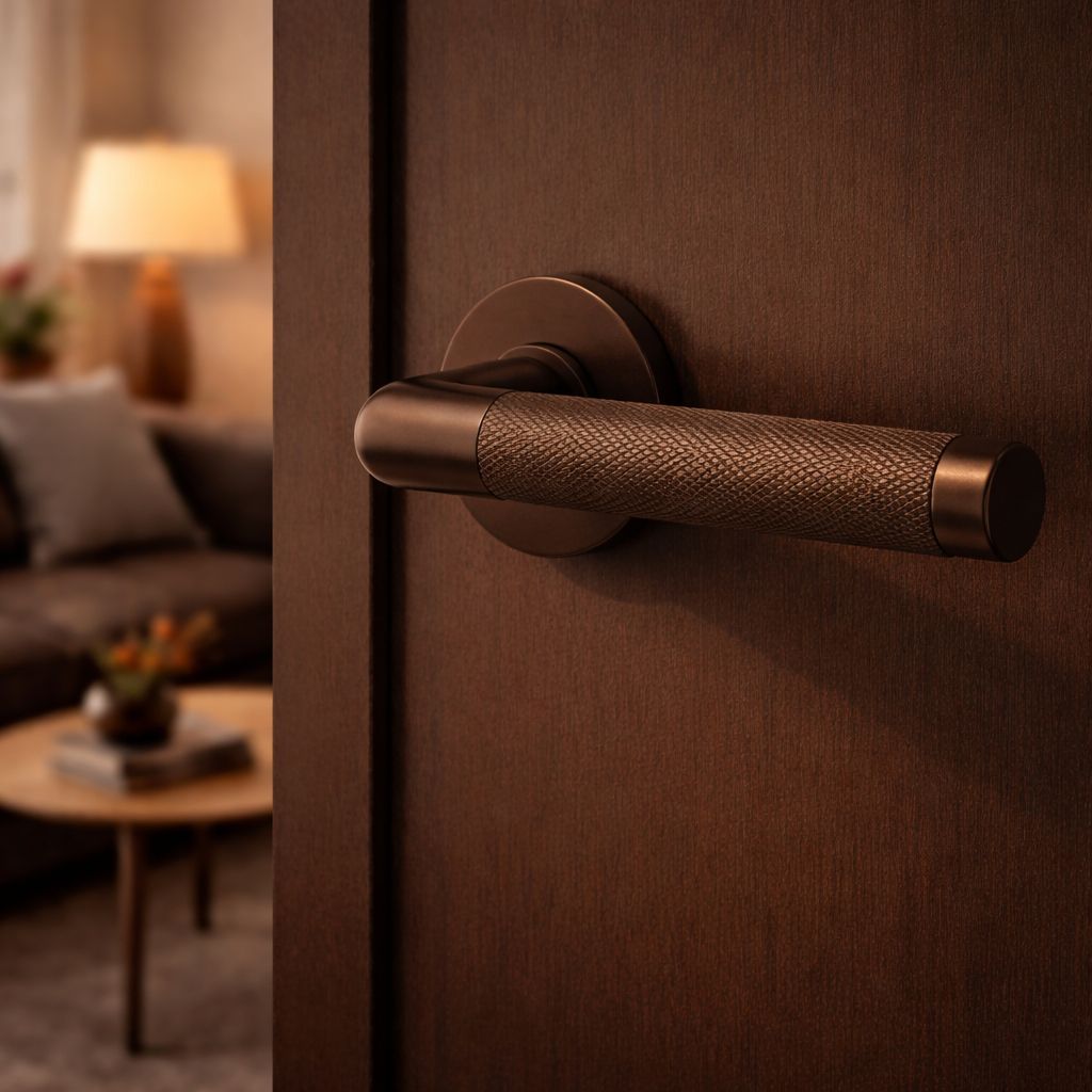 HDD deurklink Pro Hashtag - mat brons