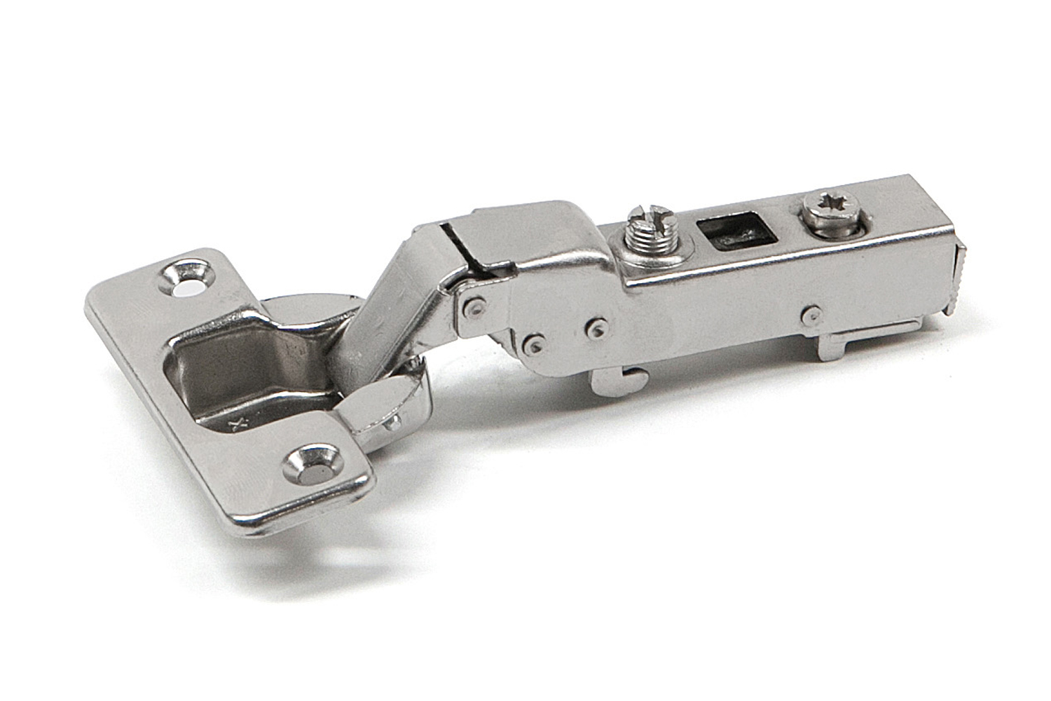 Potscharnier - mesuco x - 110° - half opdek - opschroefbaar - top 48 / 6 - softclosing geïntegreerd