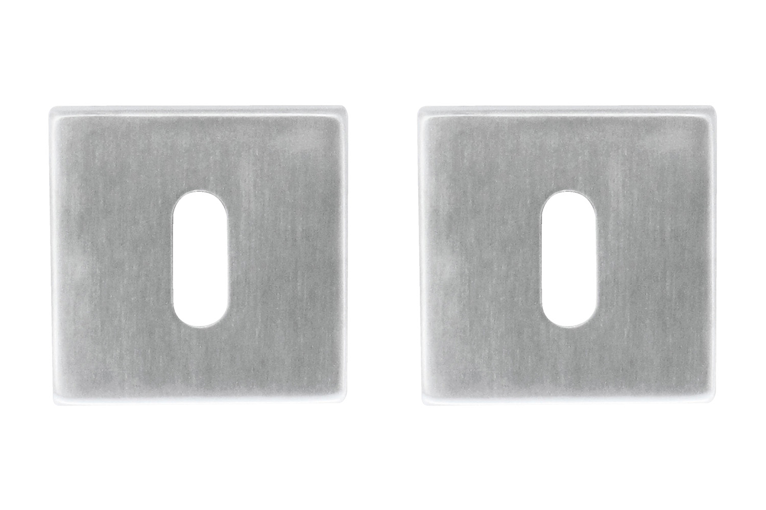 Set van 2 sleutelrozetten - vierkant - Shape - RVS