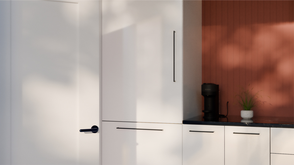 Metalen handgreep - Nox - mat zwart