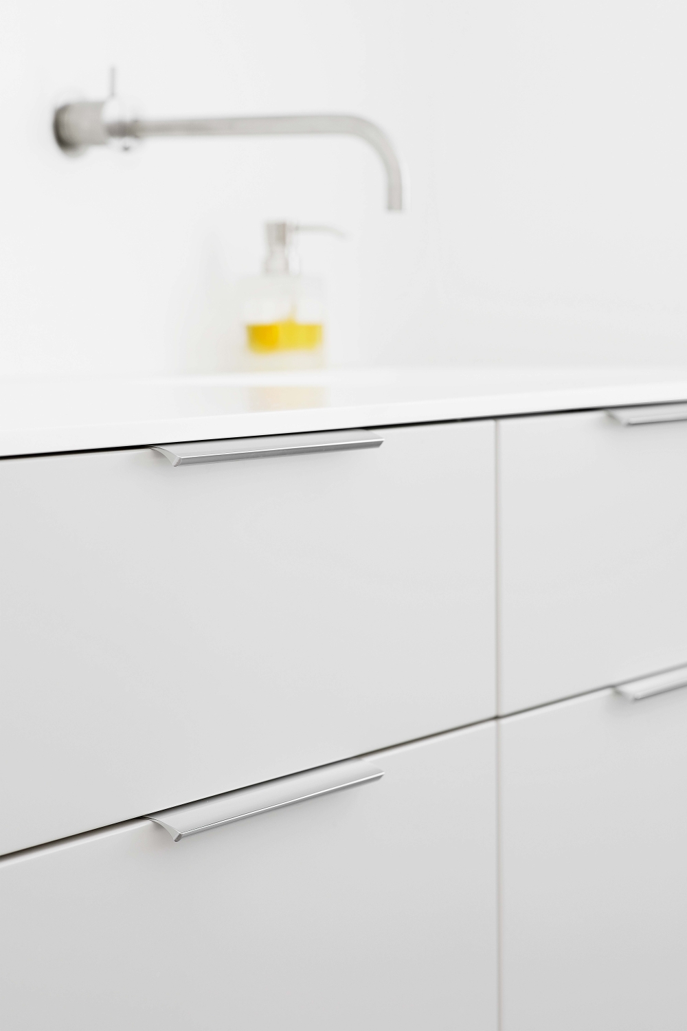 Metalen hoekgreep - Edge straight - aluminium Metalen hoekgreep - Edge straight - aluminium