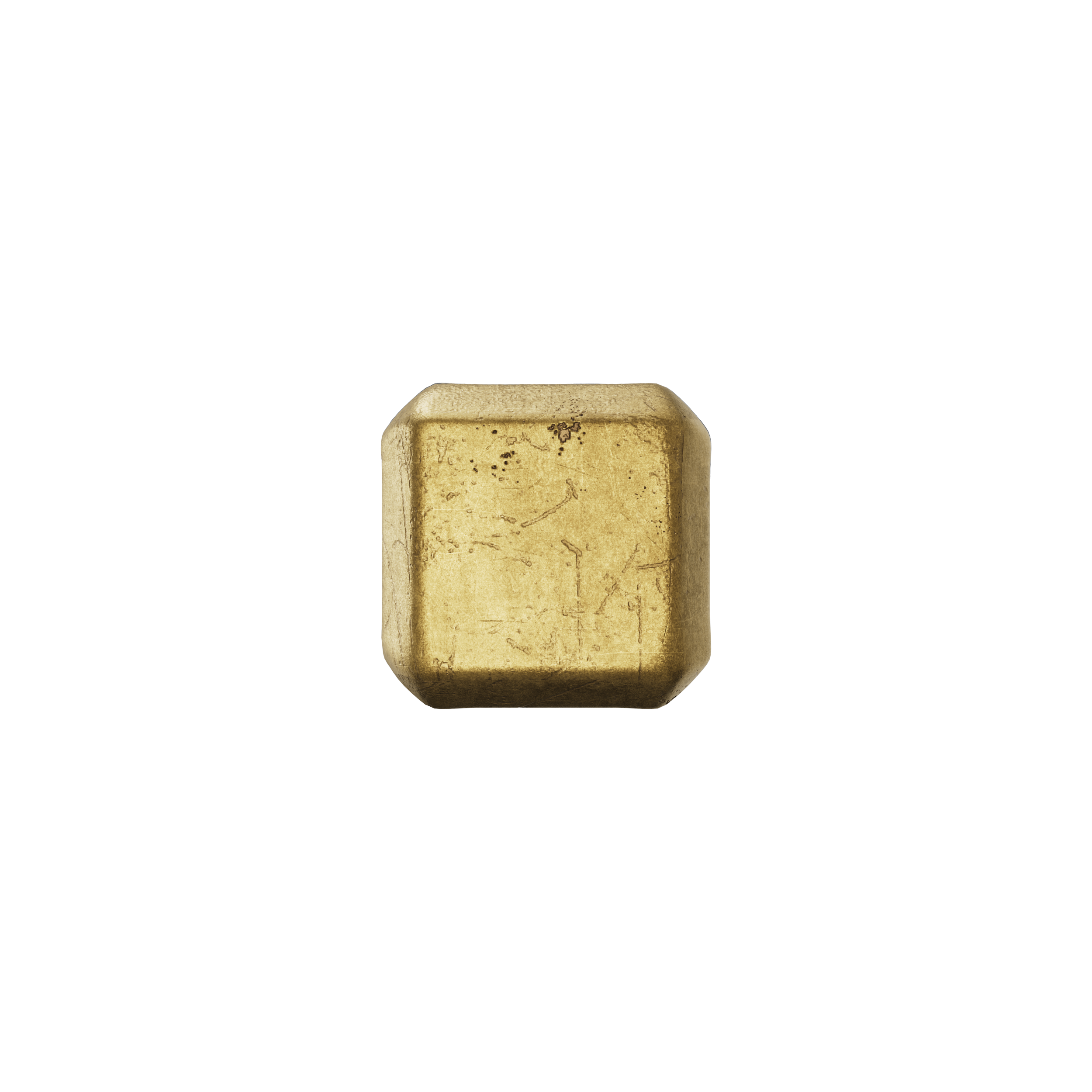 Metalen meubelknop - Rock - craft gold