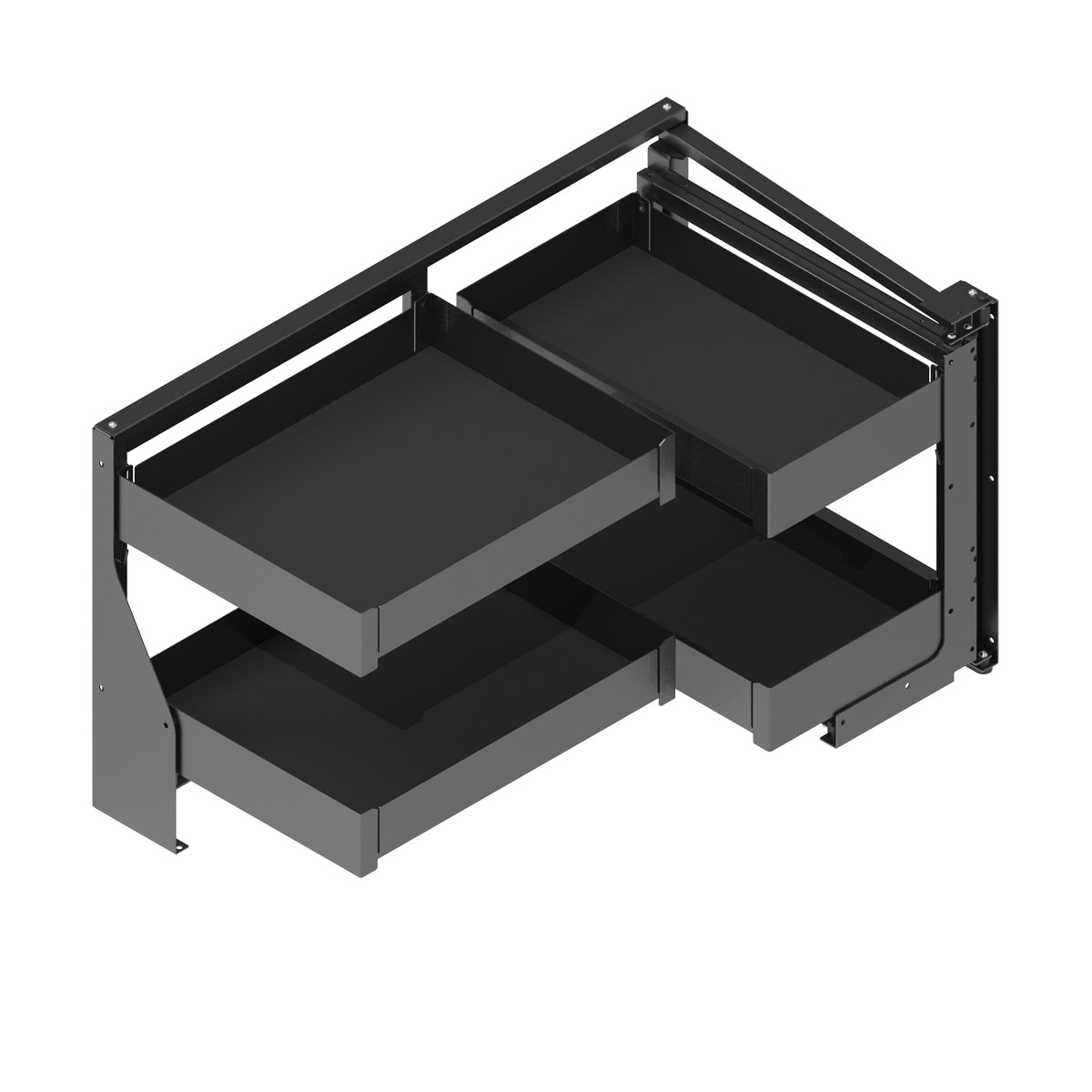 Moving corner - nova flat - met plateaus - rechts - antraciet Moving corner - nova flat - met plateaus - rechts - antraciet