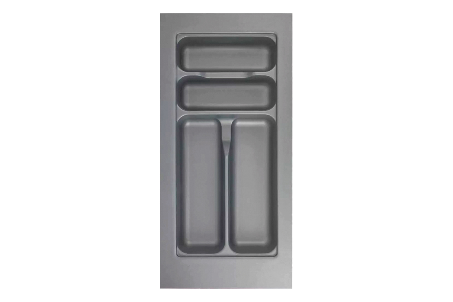 Zilvergrijze Hettich Orgatray bestekbak - 201-250mm breed - 441-520mm diep