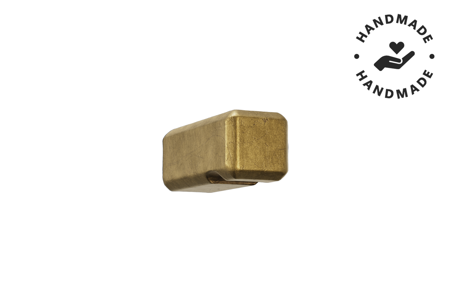 Metalen meubelknop - Rock - craft gold