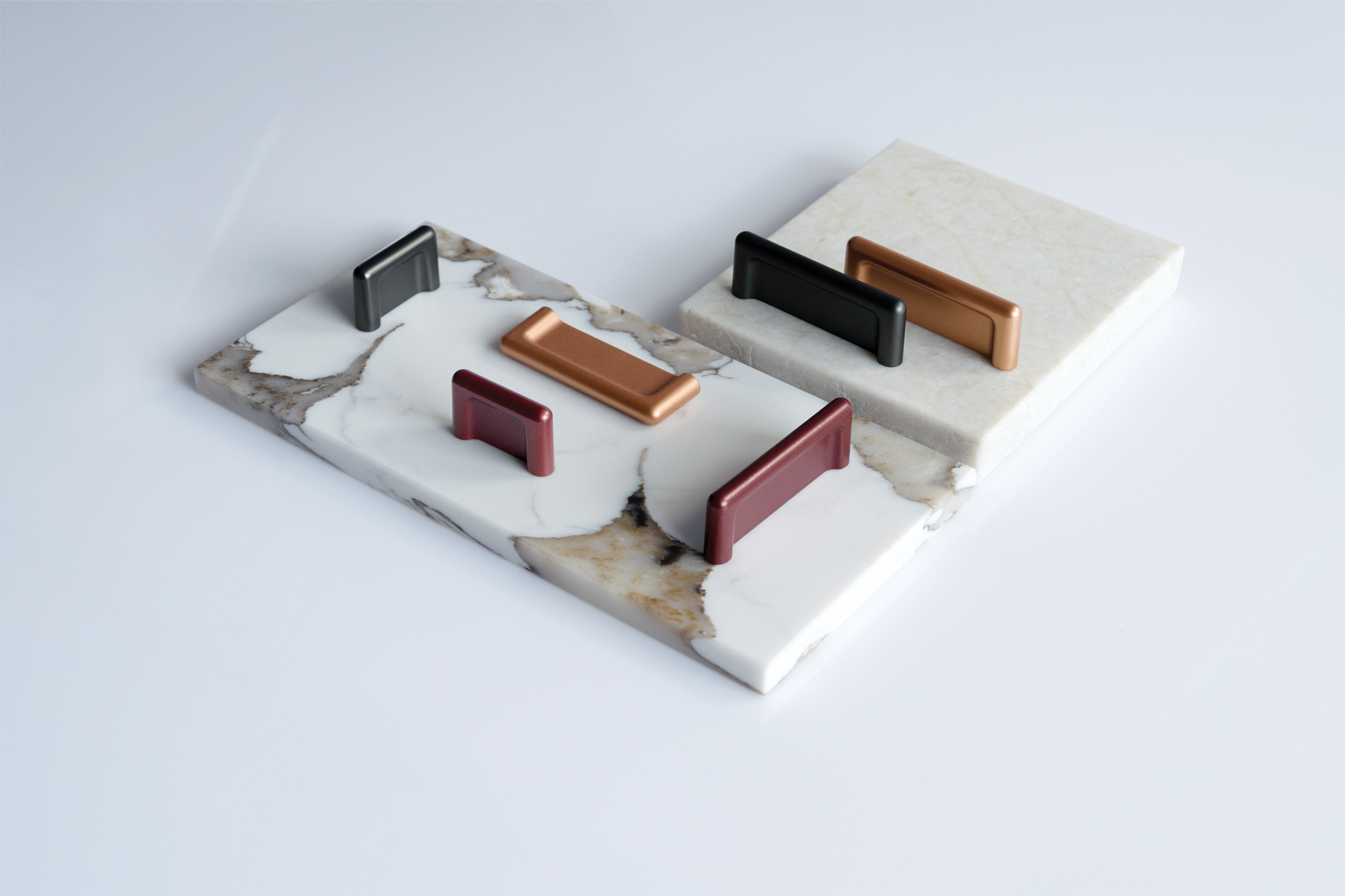 Metalen handgreep - Nox - gesloten - dusty pink