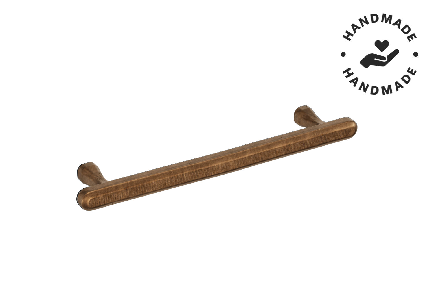 Metalen handgreep - Terra - craft cognac