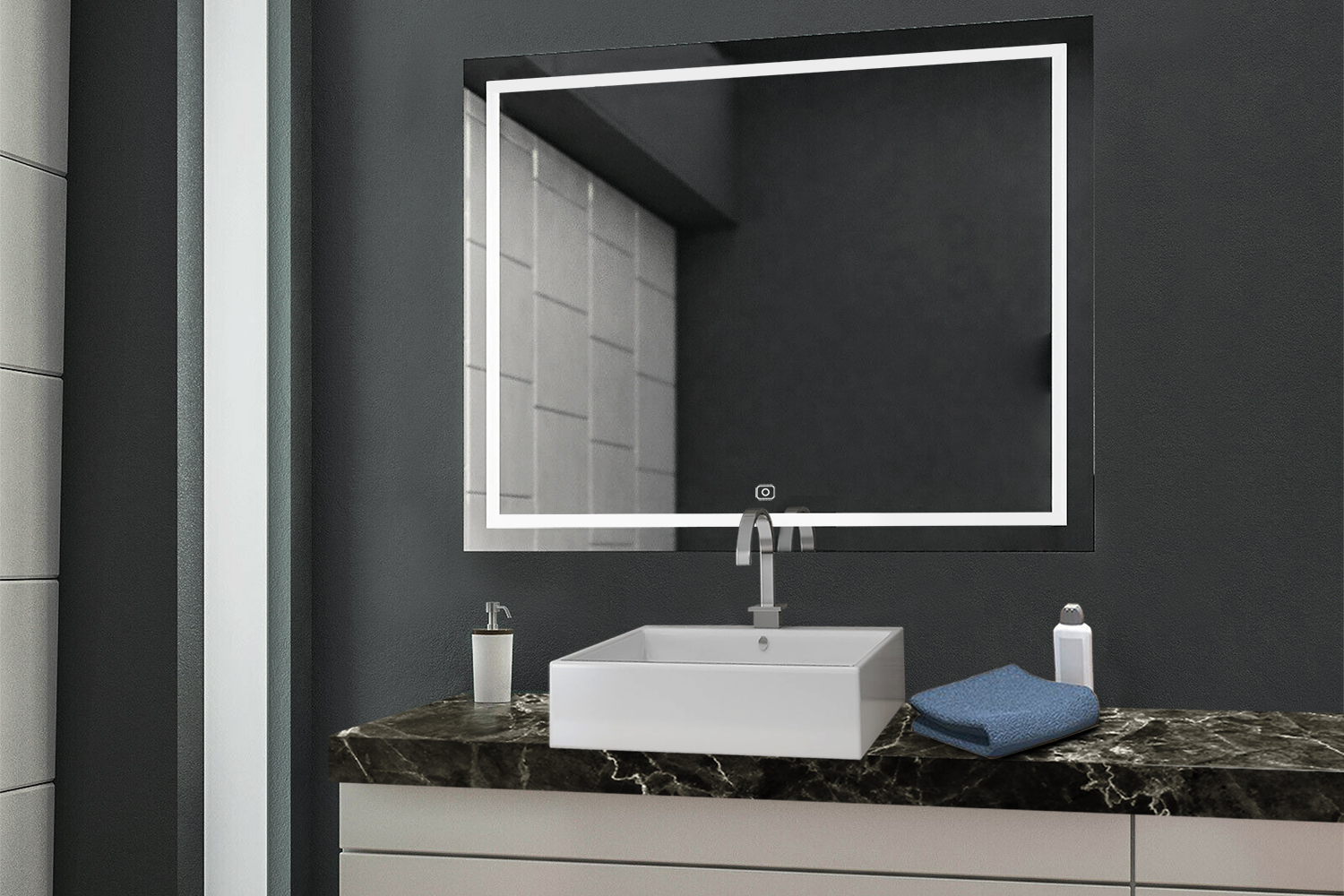Serie quattro - led spiegel - emotion - 1000mm