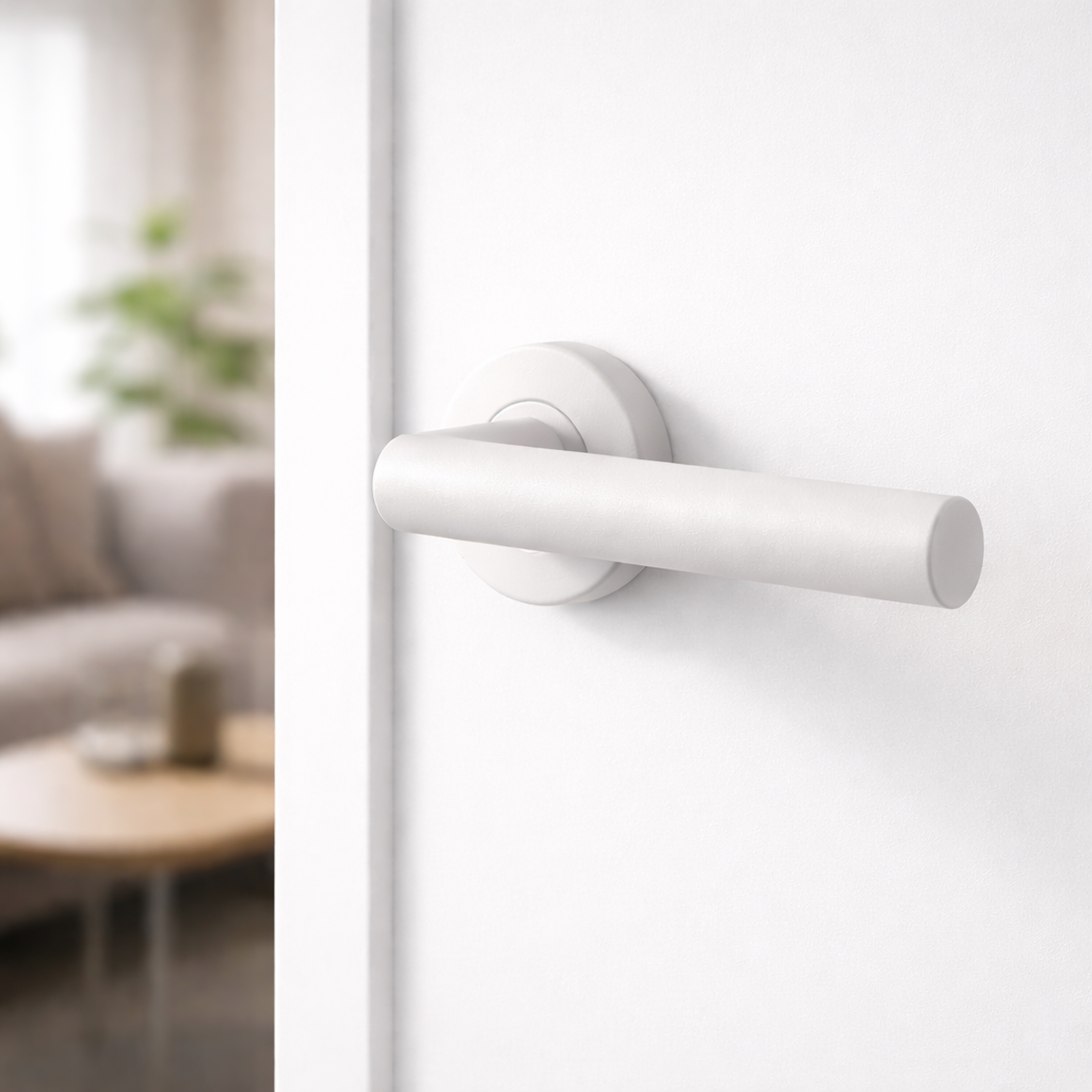 HDD deurklink Pro I Shape 19mm - wit structuur