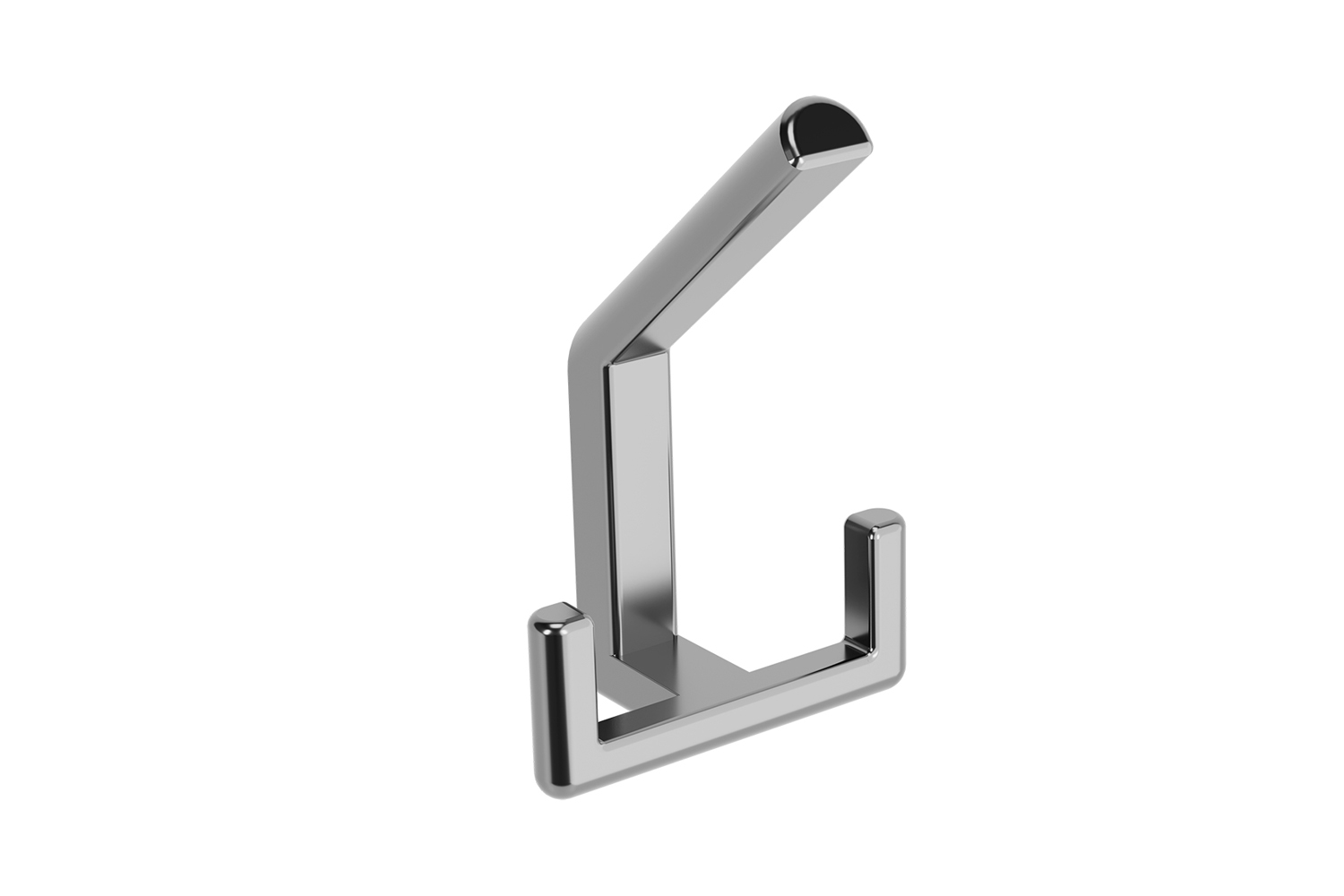 Handdoekhaak Nox - hoog - glans chroom