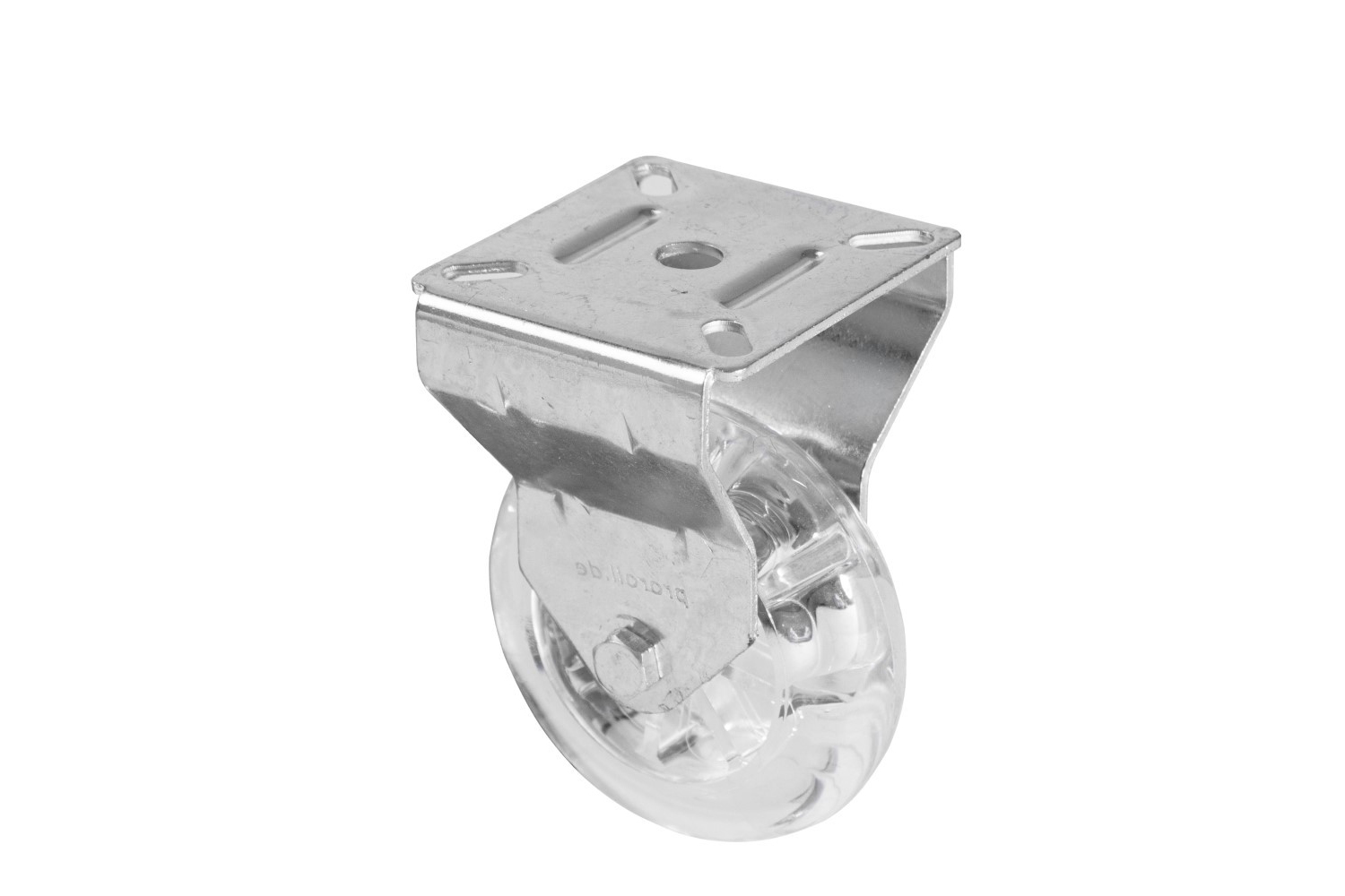 Verzinkte bokwielen met PU skate wiel