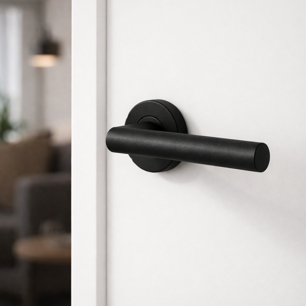 HDD deurklink Pro I Shape 19mm - Klasse 3 - zwart structuur