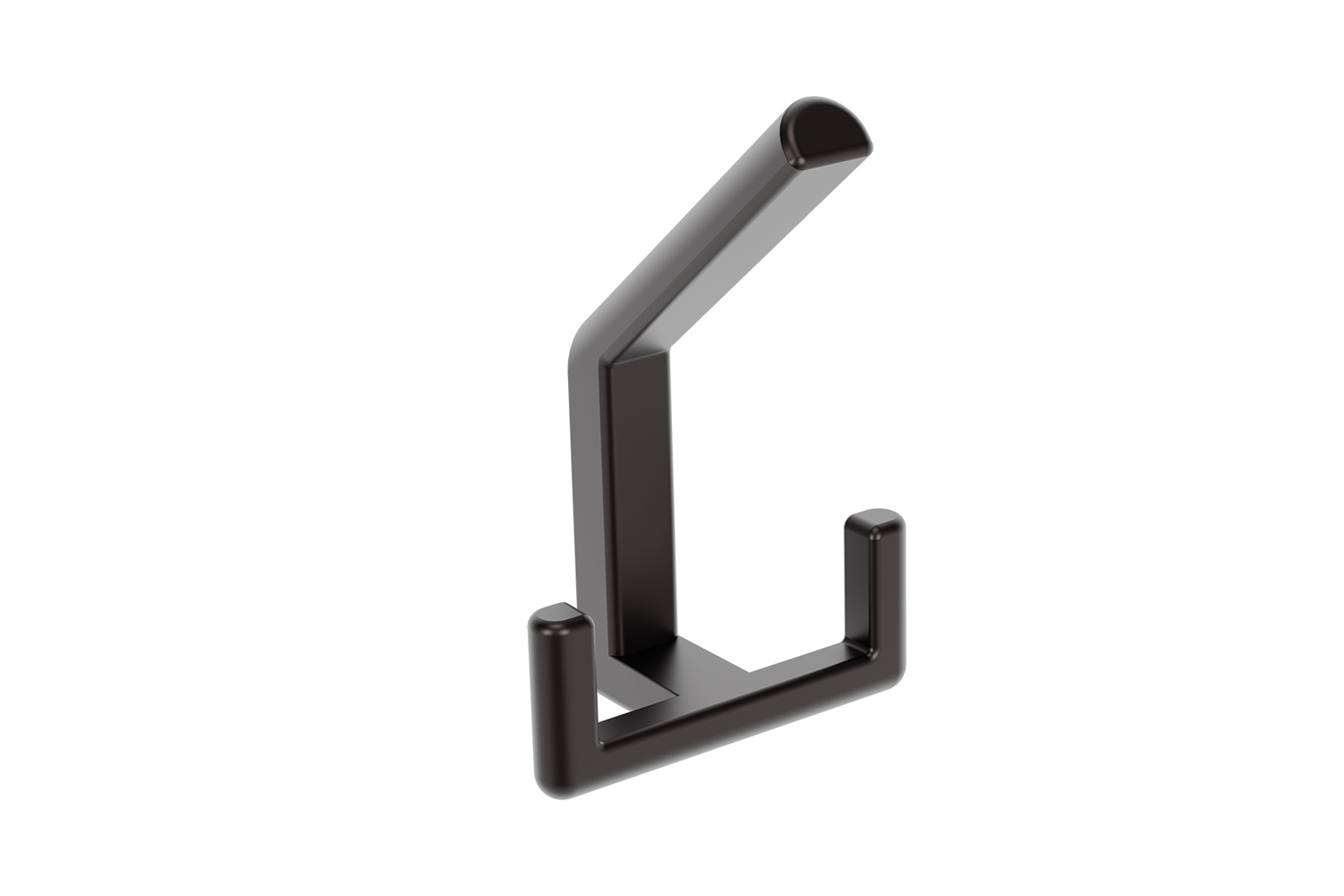 Handdoekhaak Nox - hoog - titanium