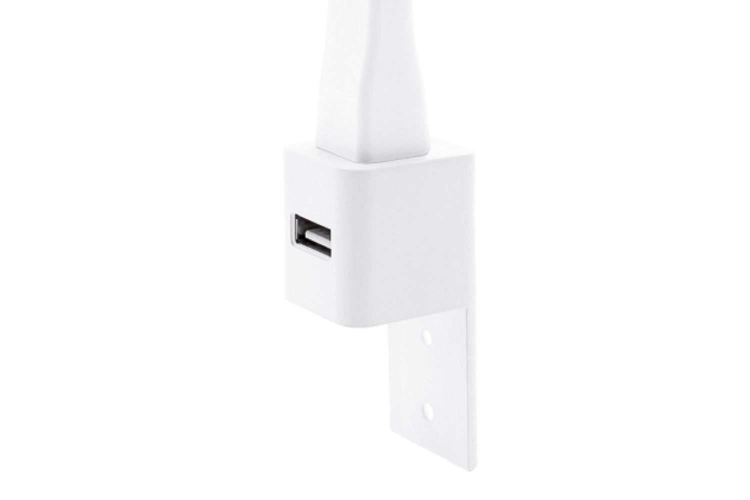 Flexi-r - set van 2 led bedlampjes met USB - wit