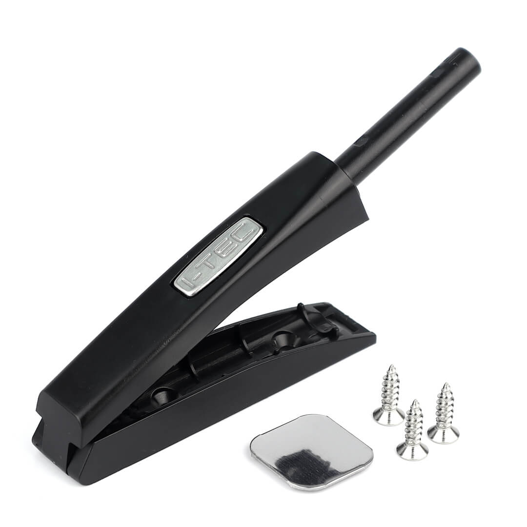 Push-magneet snapper - zwart